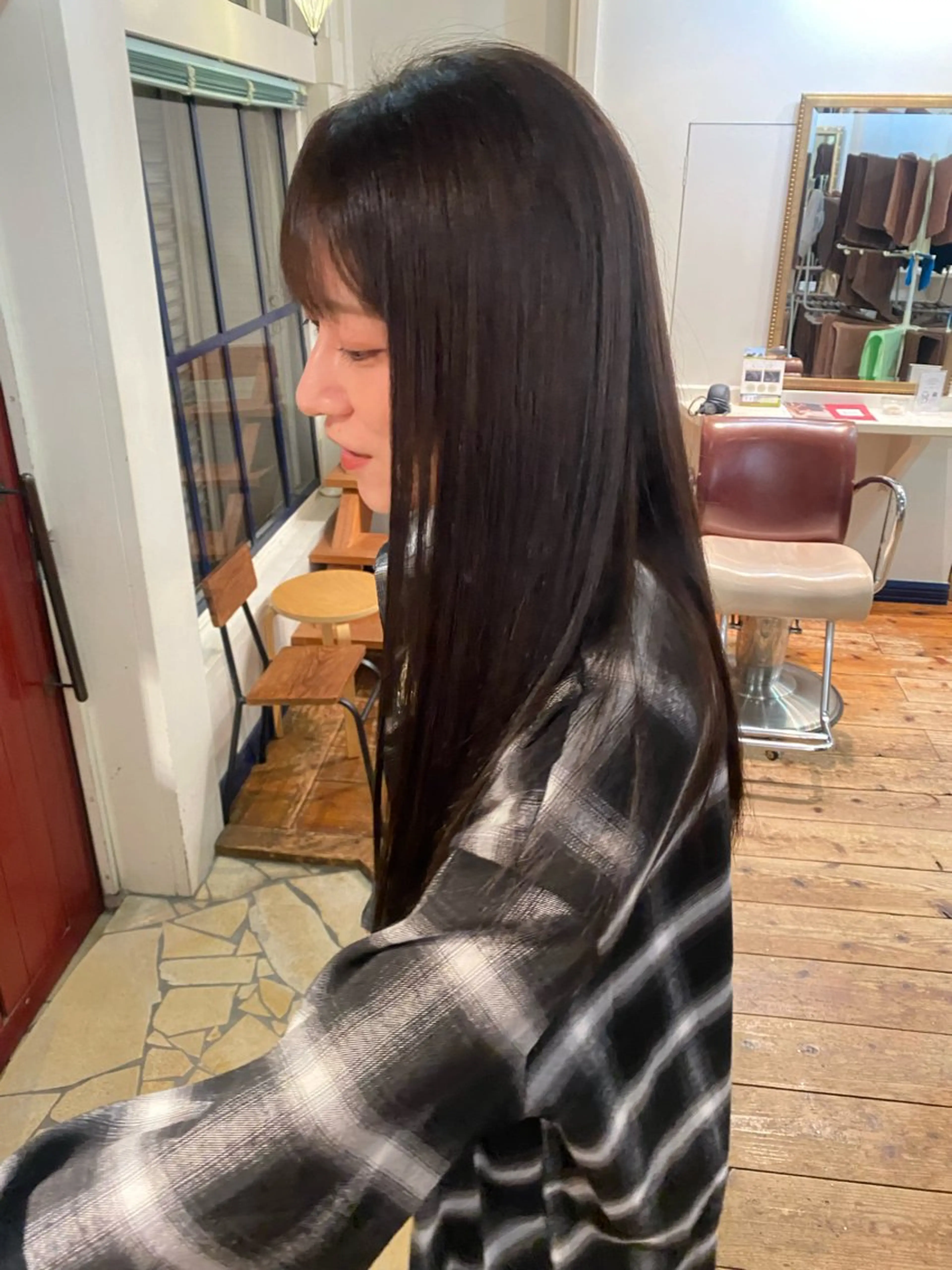 ロング カラー ソノダ リコのヘアスタイル