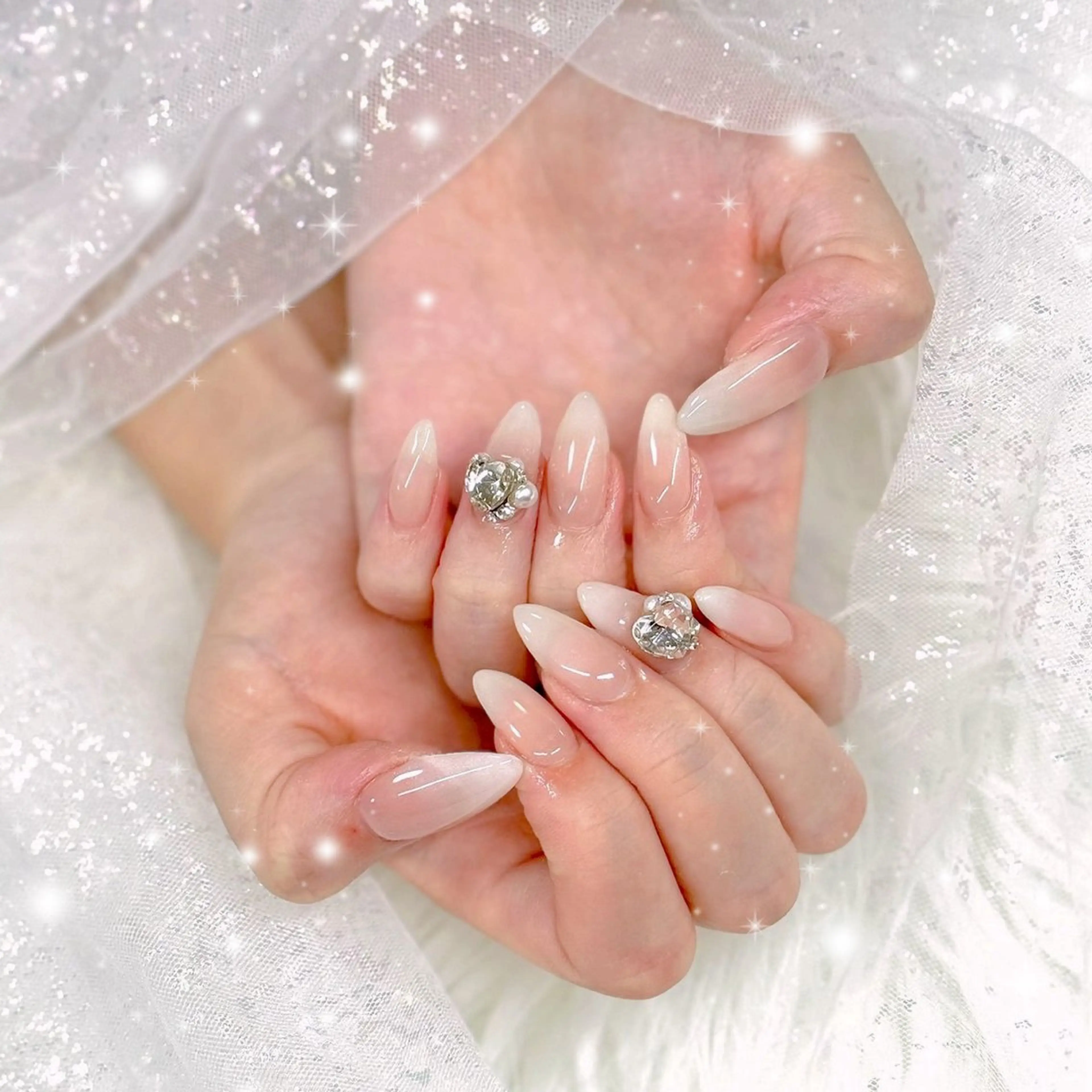 ネイル パーツ全部¥110 サロンミミのネイルデザイン