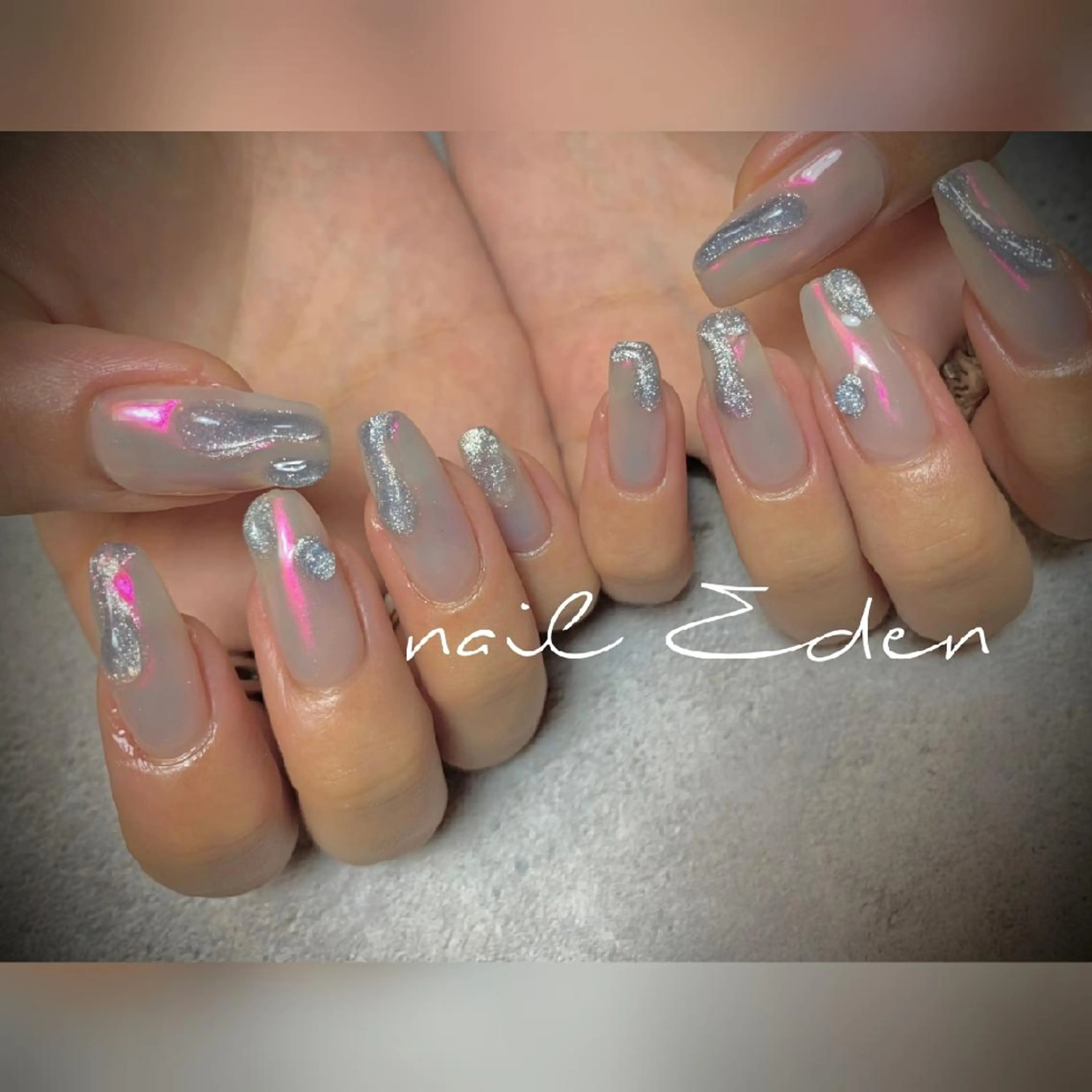ネイル 持ち込み ハンドネイル Eden　private nail saron所属・Eden ♾️のネイルデザイン