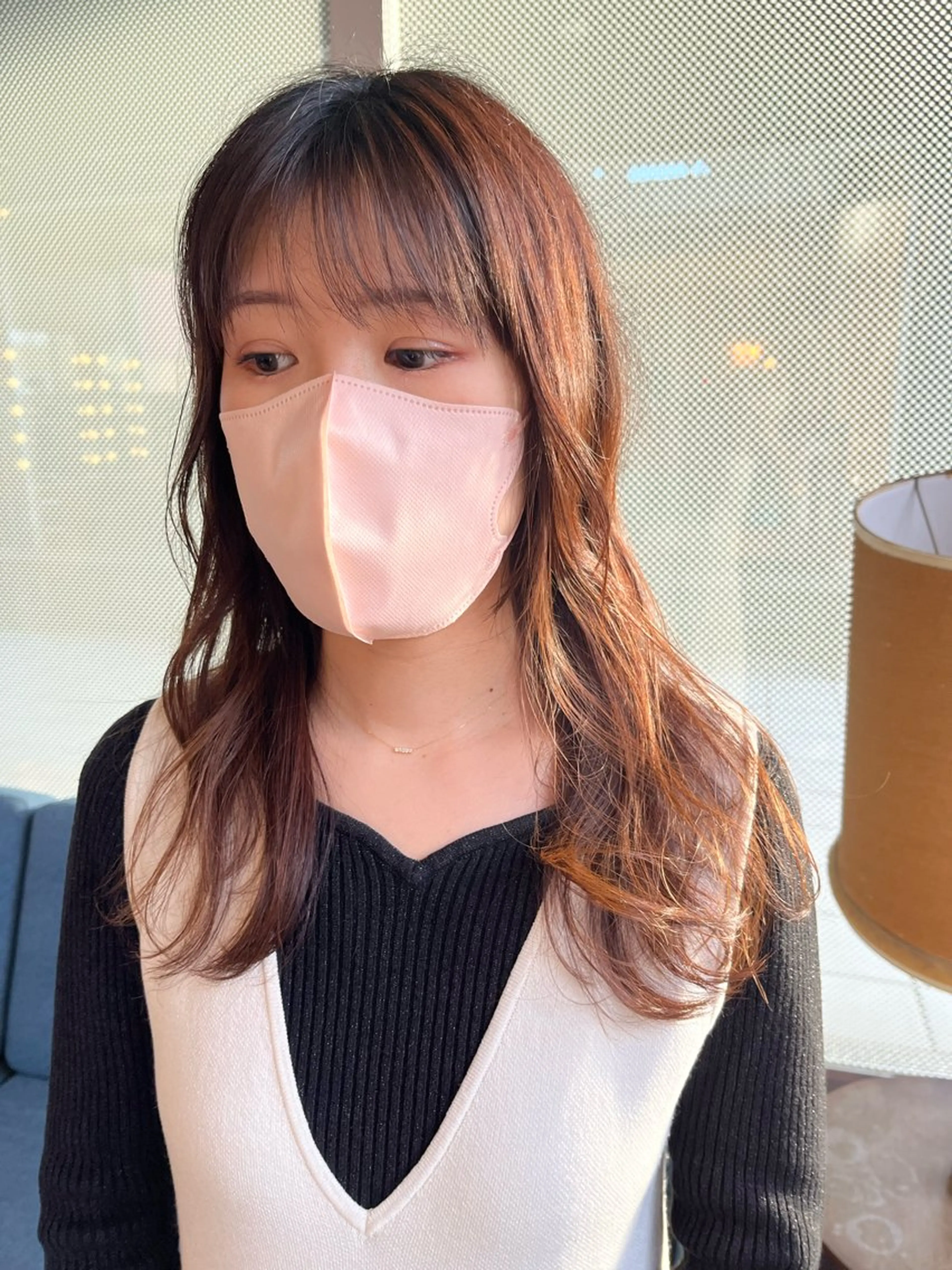 ロング 顔周りカット TAKAHASHI REIKAのヘアスタイル