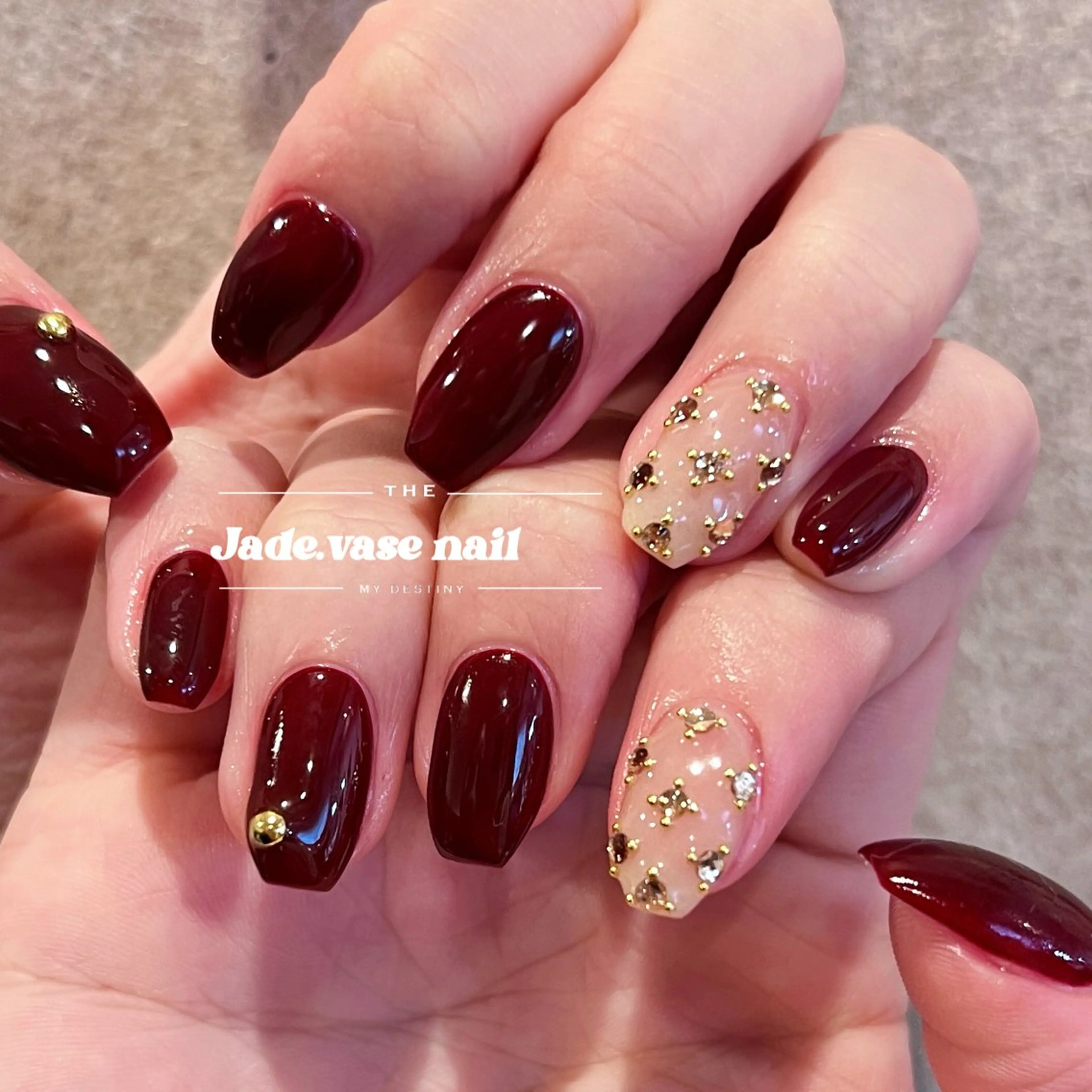 ネイル ハンドネイル ✰Jade.vase 银座のネイルデザイン