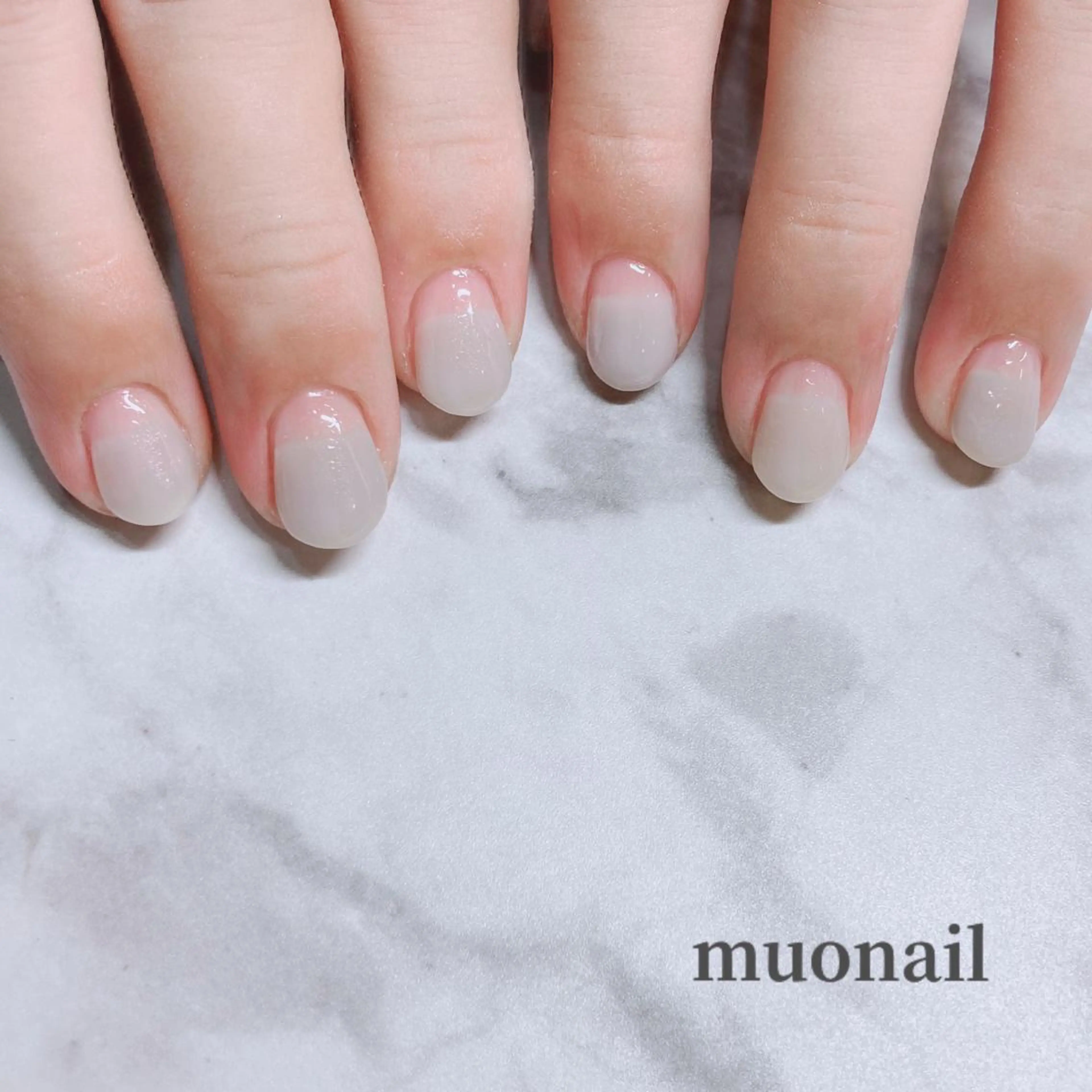 ネイル フレンチネイル シンプルネイル 中川 ほののネイルデザイン