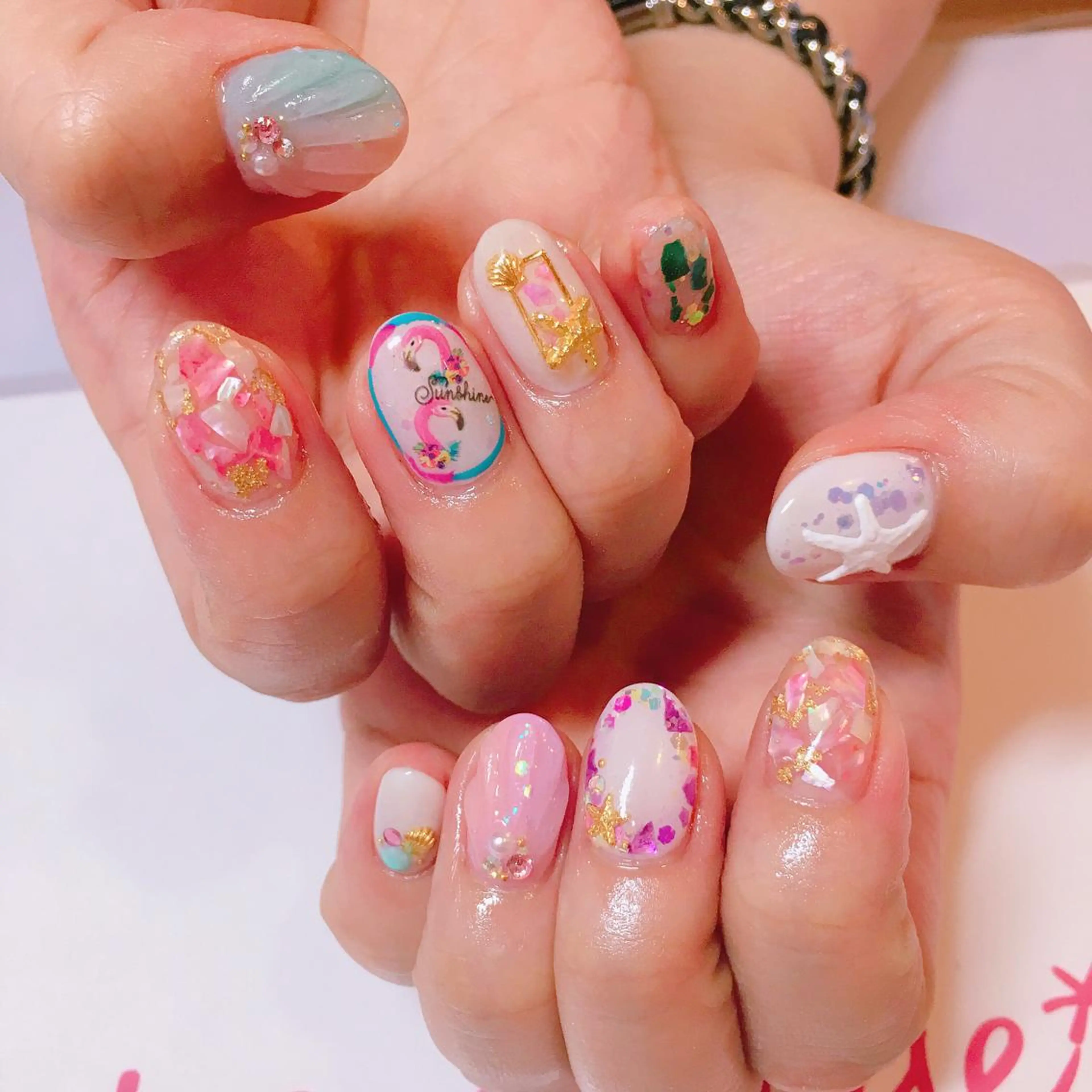 ネイル La neige* yuki 🥯🍑のネイルデザイン