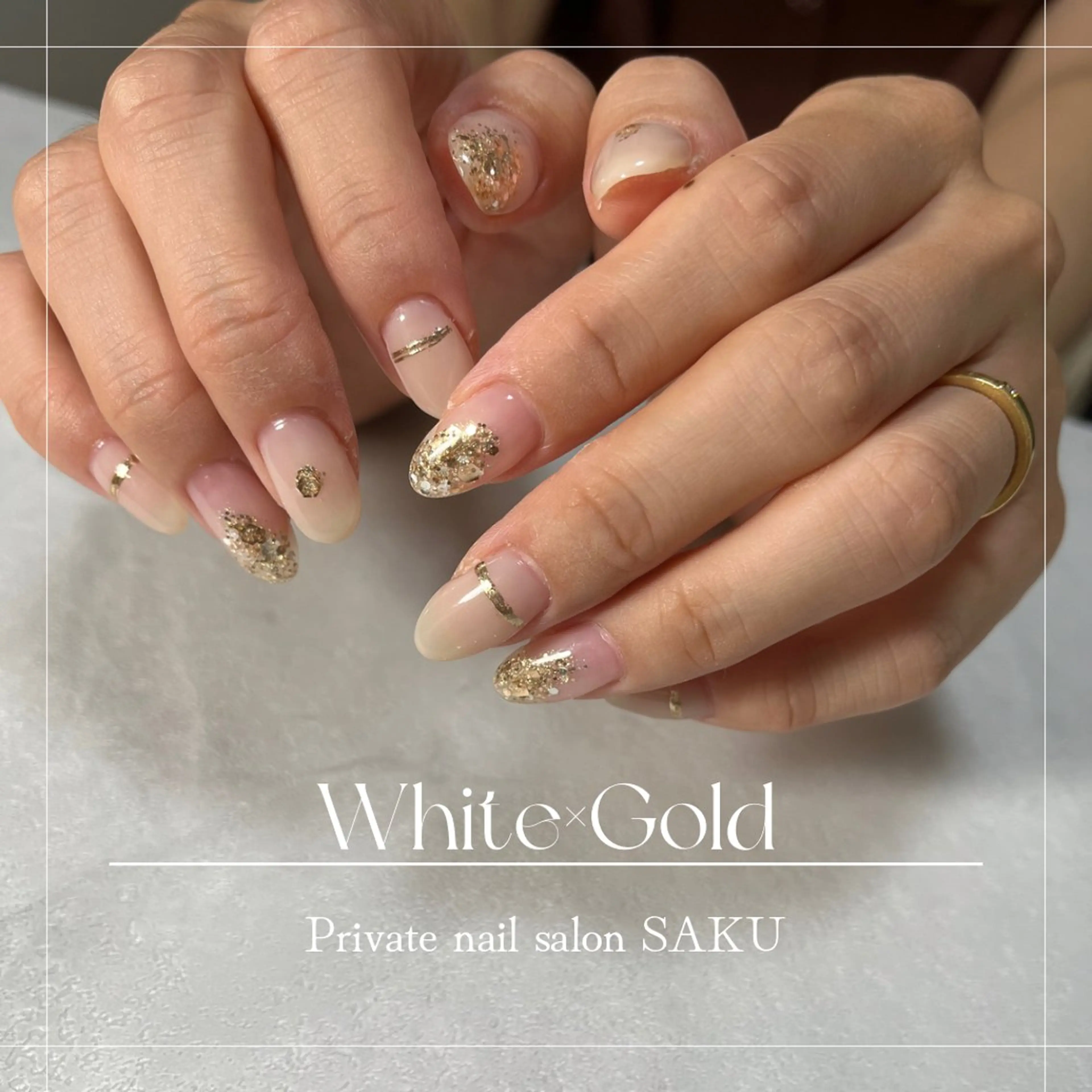 ネイル ハンドネイル SAKU  nail[サクネイル]所属・SAKU nail 作島茜のネイルデザイン
