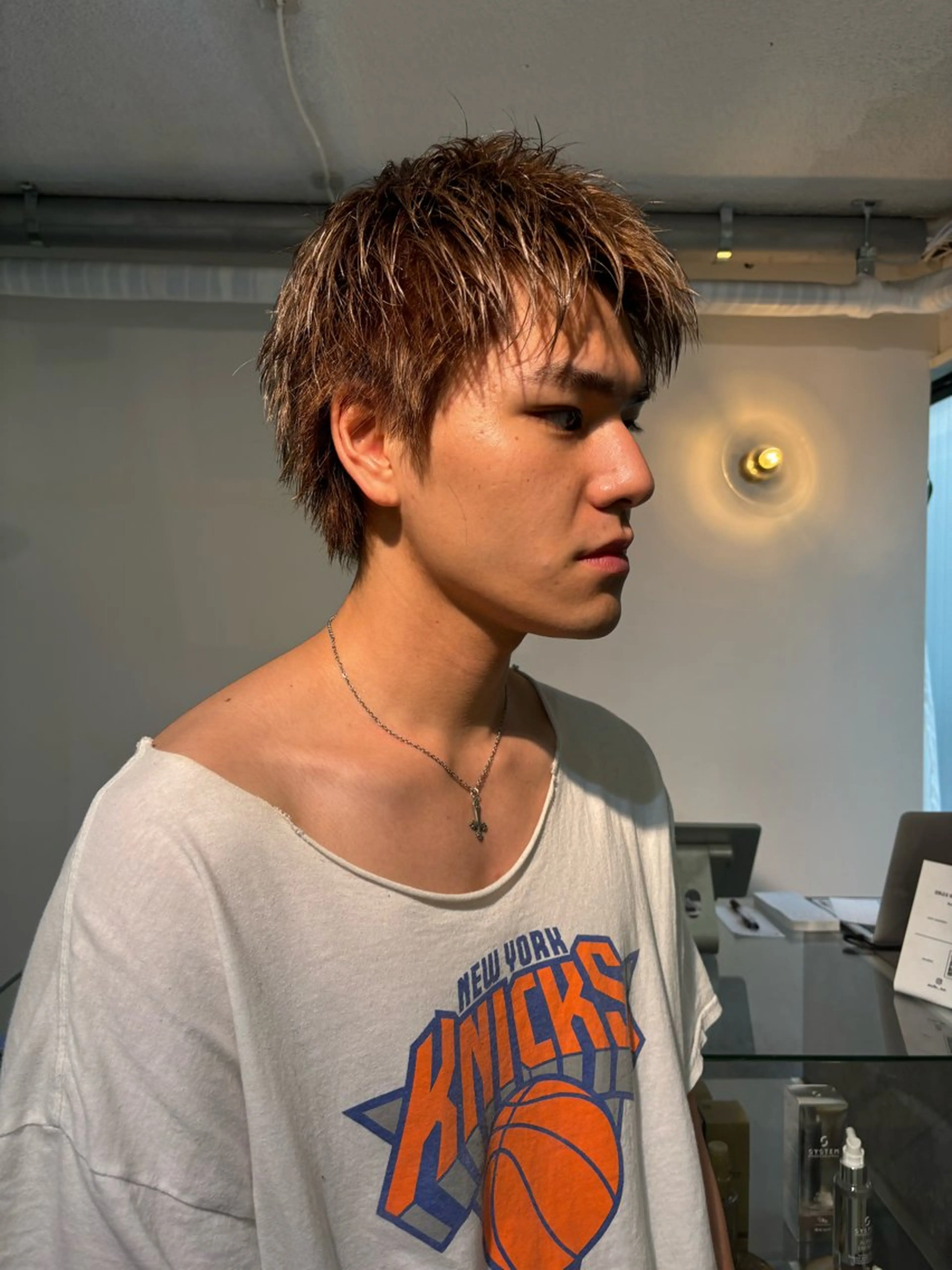 カラー メンズ カット ヘアカラー トリートメント sakura🌸 レイヤー/韓国ヘアのヘアスタイル