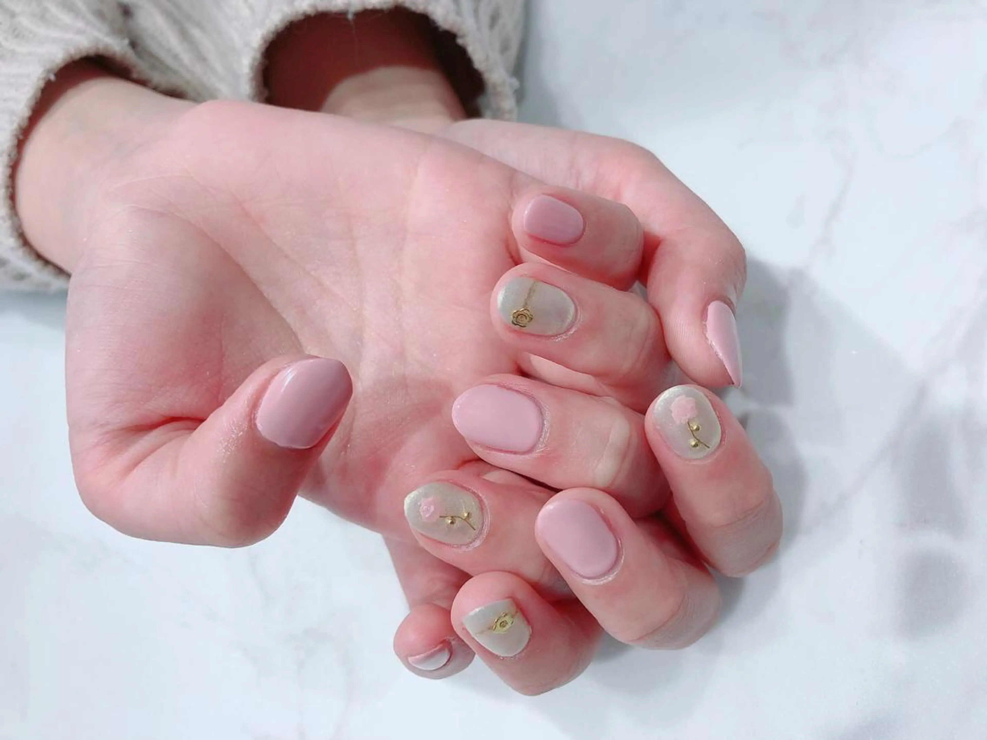 定额シンプルコース❤️30種類以上定額デザインが選べられます❣️の写真