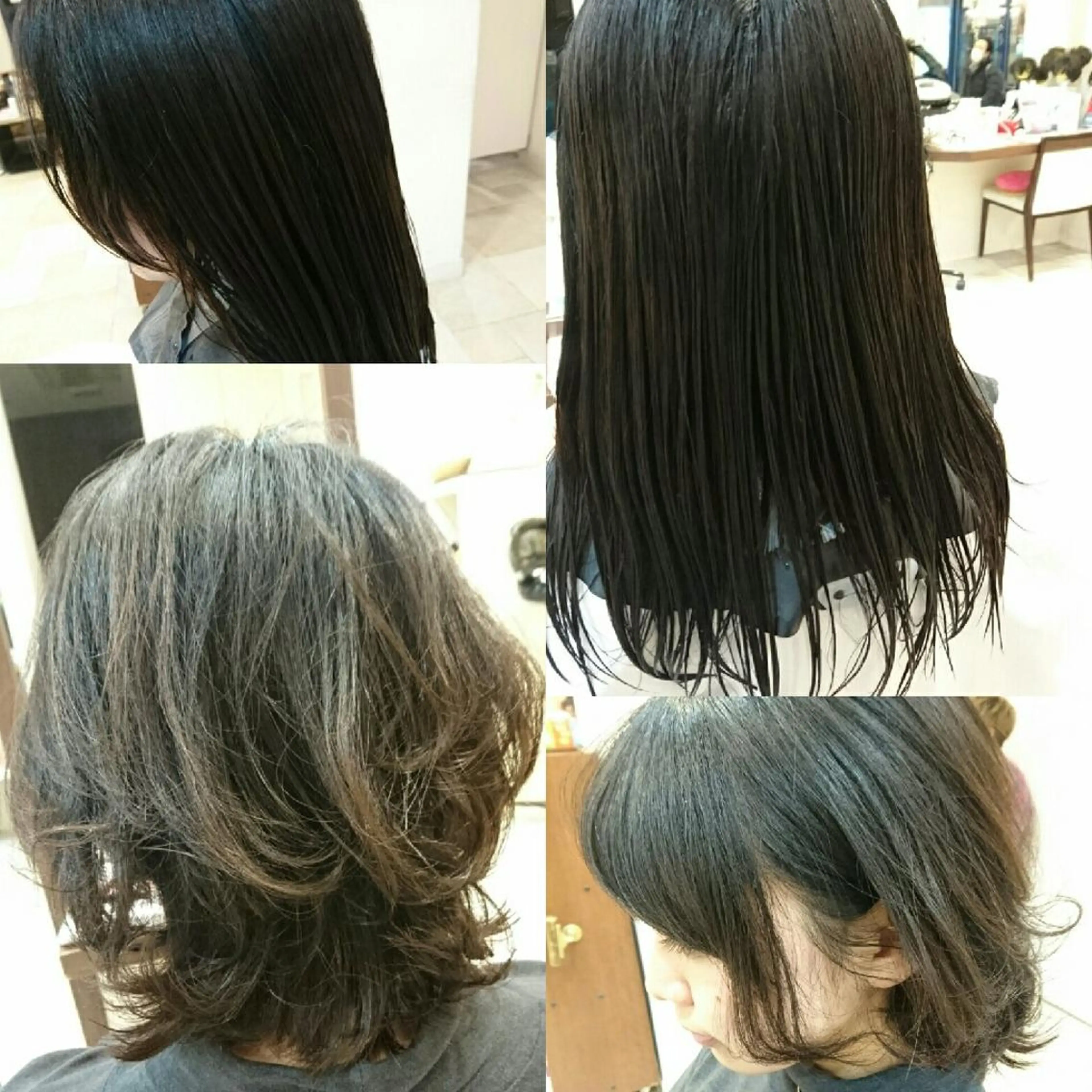 ミディアム レイヤーカット タッセルボブ× 美髪・髪質改善のヘアスタイル