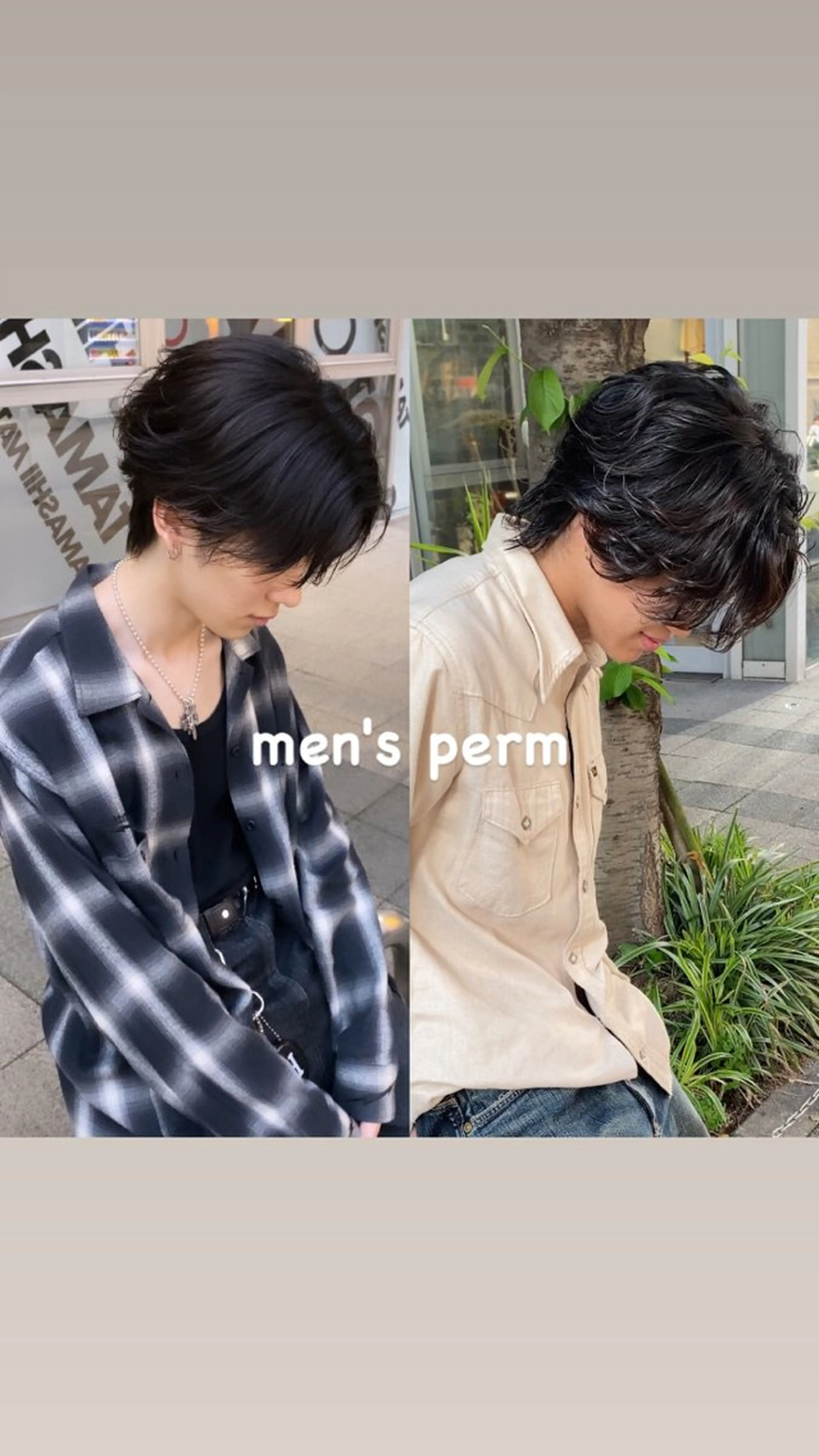 メンズ 透明感ブリーチ/ メンズパーマのヘアスタイル