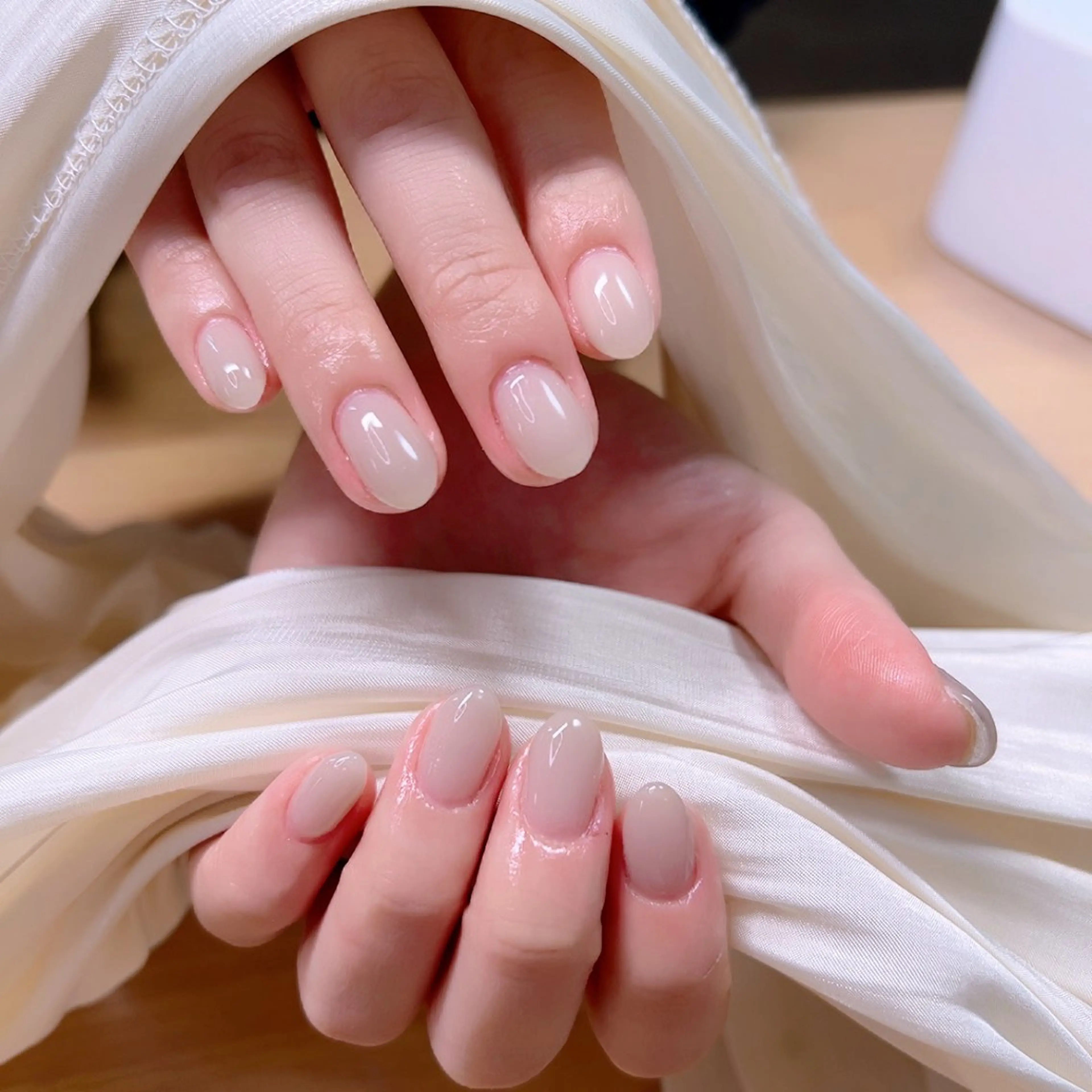 ネイル キラキラネイル ワンカラーネイル Cute Tips nailのネイルデザイン