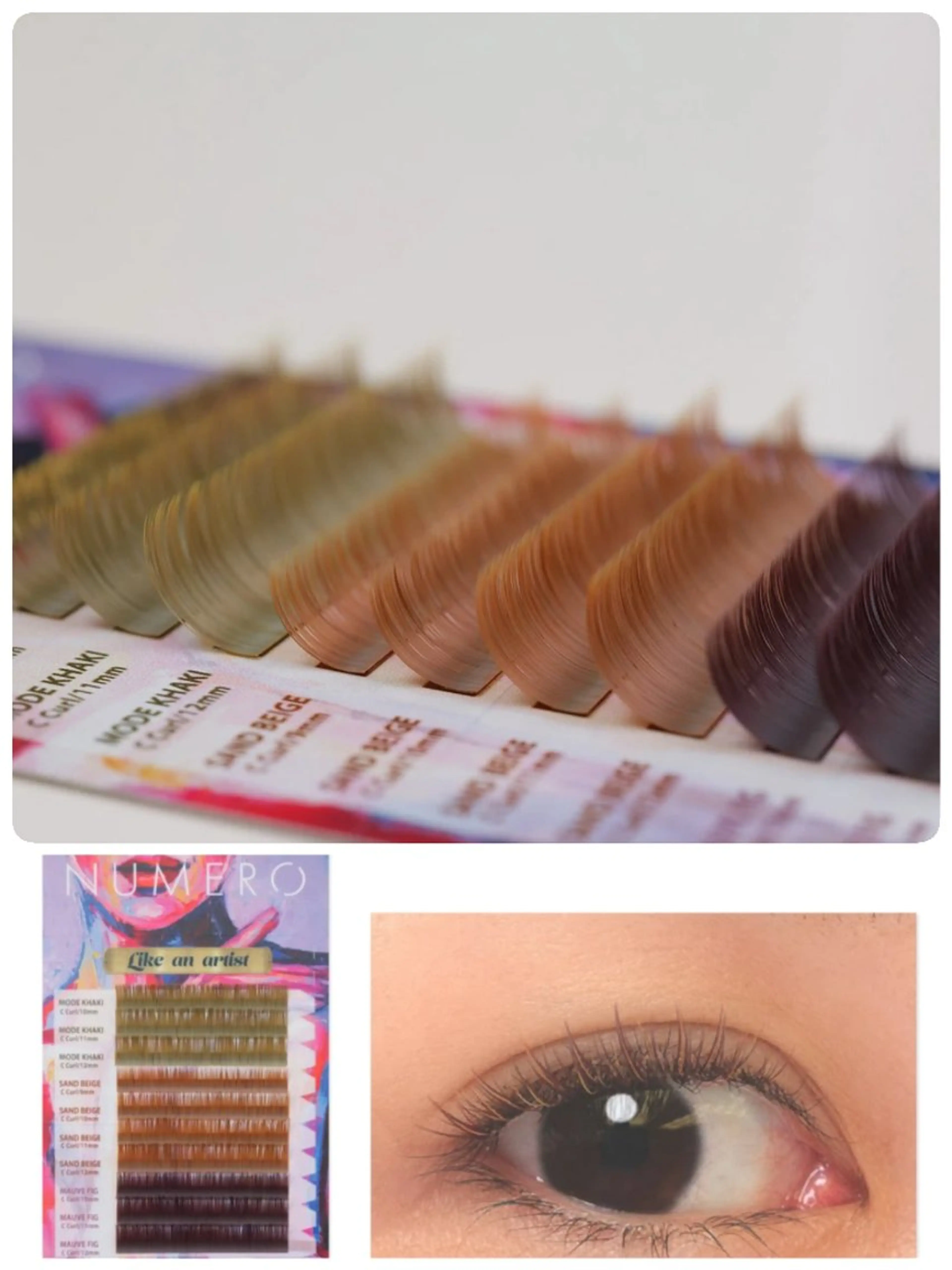 アッシュカラー 60分つけ放題　LED【カーキ、ブラウン、グレージ、ネイビー】の写真