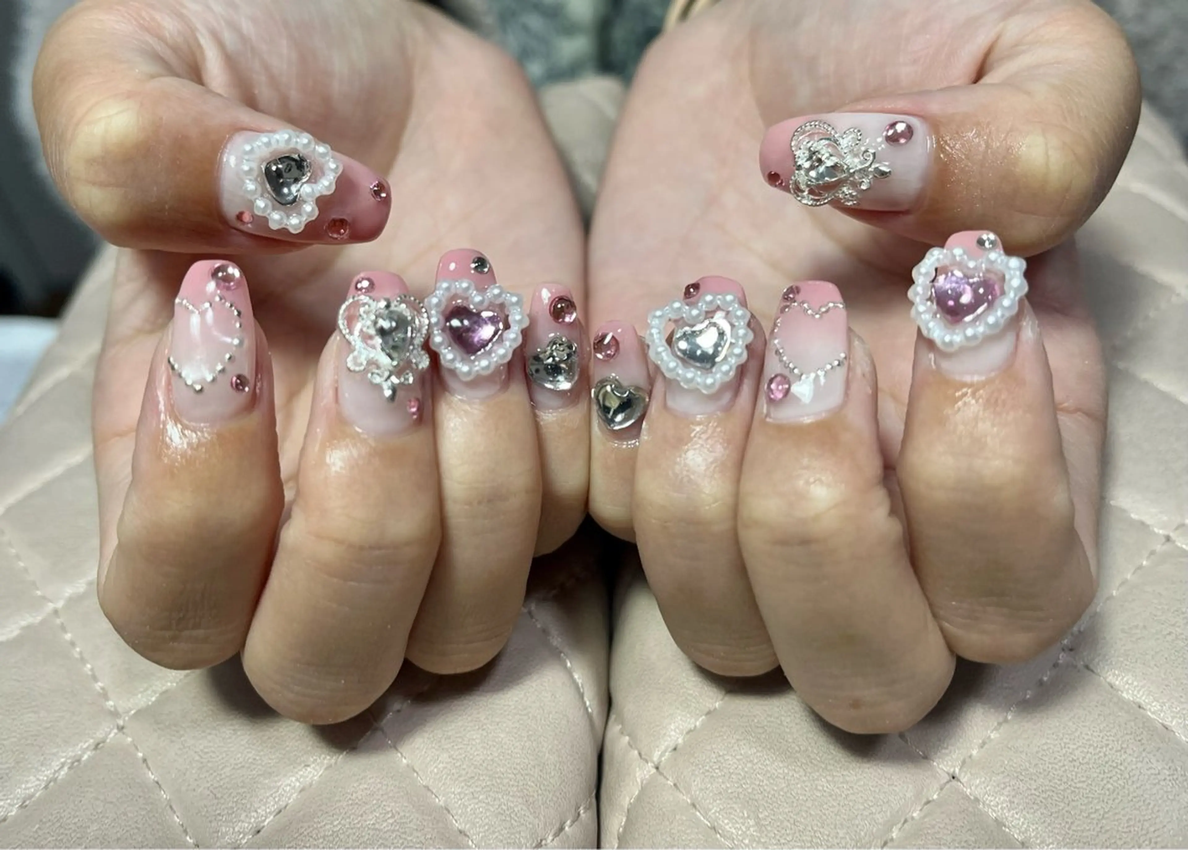 ネイル ハンドネイル goldgleams ちなのネイルデザイン