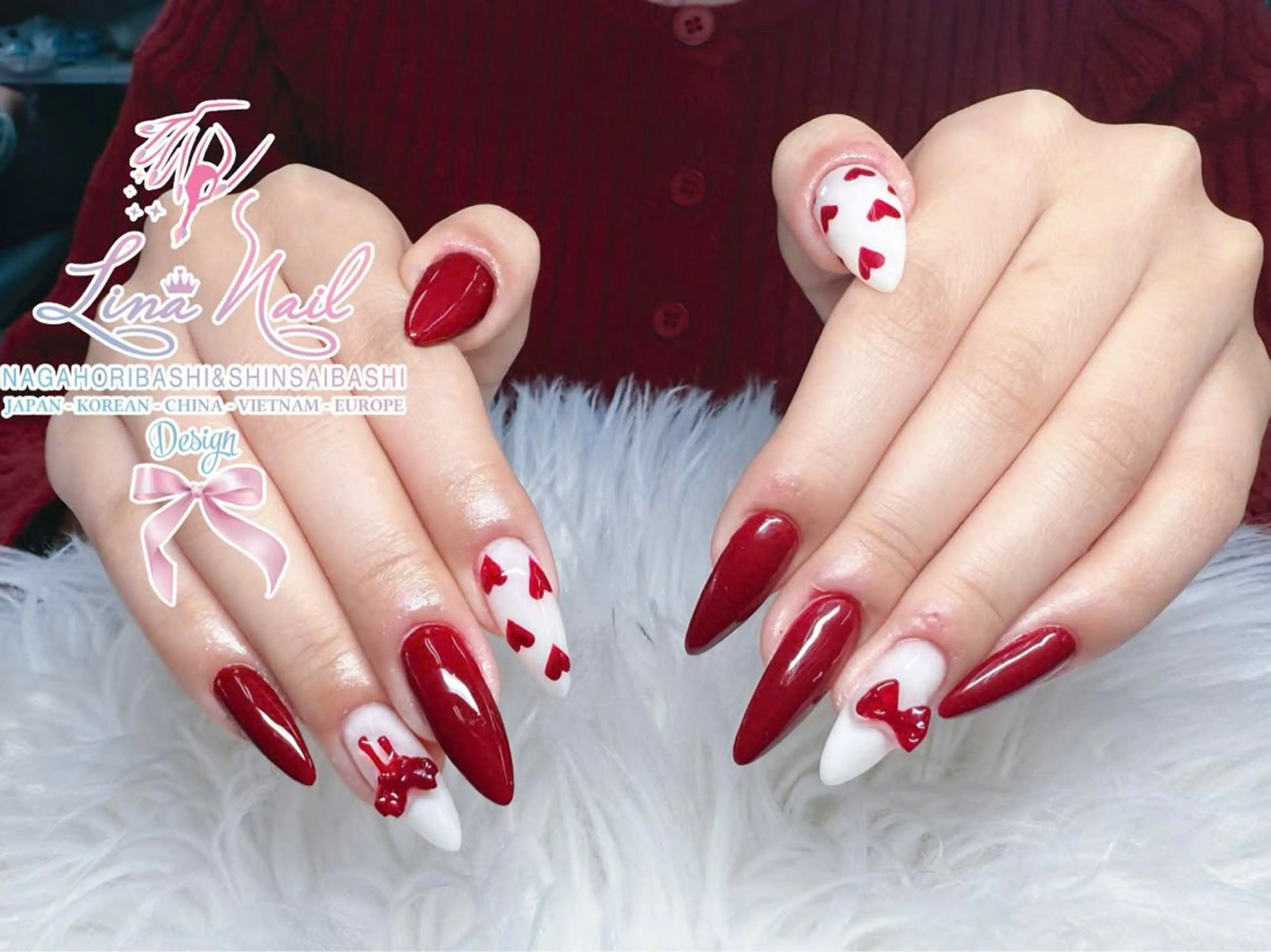 ネイル チークネイル 桜ネイル フラッシュネイル フットネイル ジェルネイル ハンドネイル 79LINA NAIL 心斎橋店所属・リナネイル アメ村心斎橋店のネイルデザイン