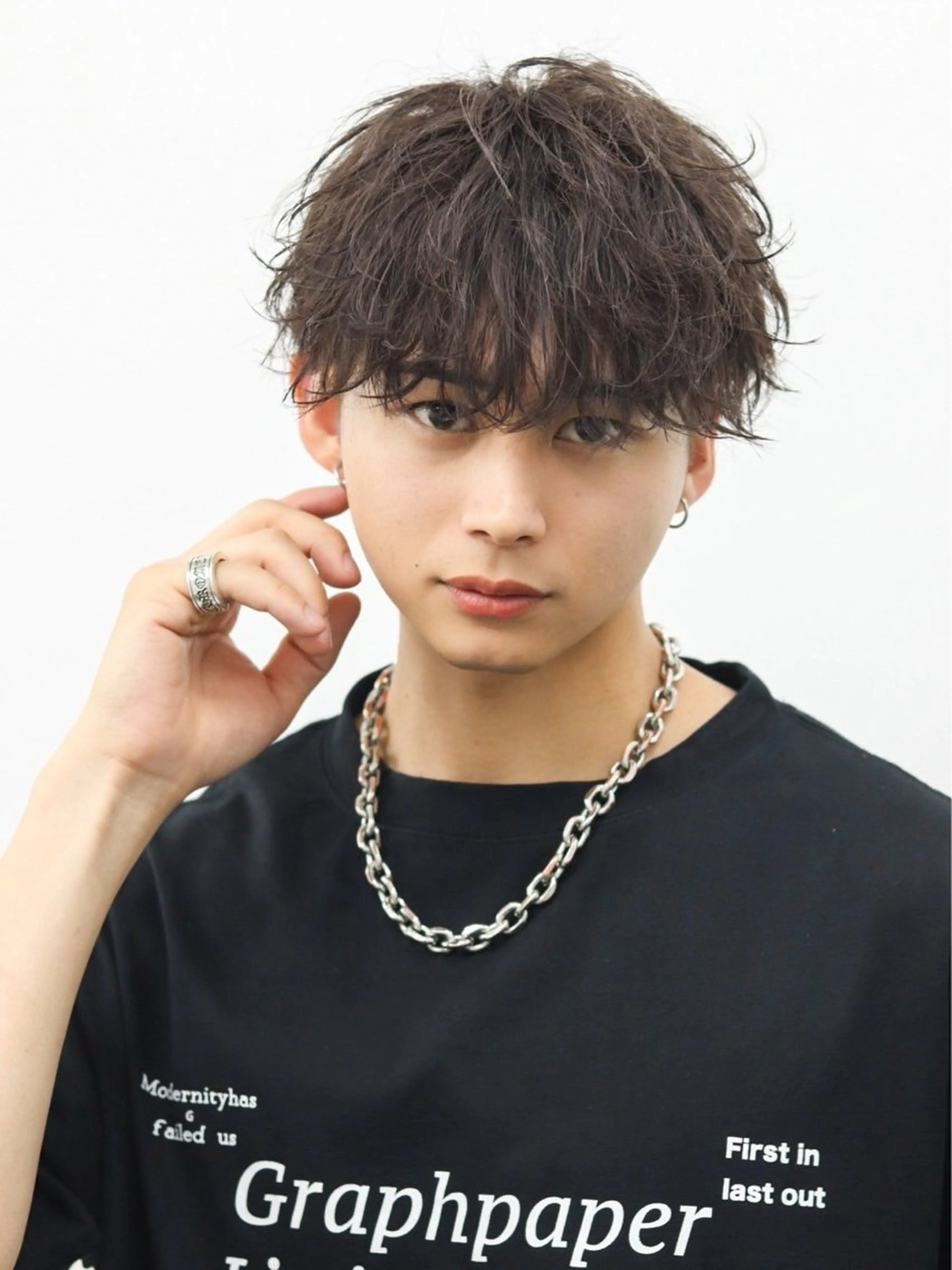 【新規定番】メンズカット♪シャンプー込み✨春日部で朝楽＆清潔感UP！無造作マッシュもOK🔥当日予約歓迎👑の写真