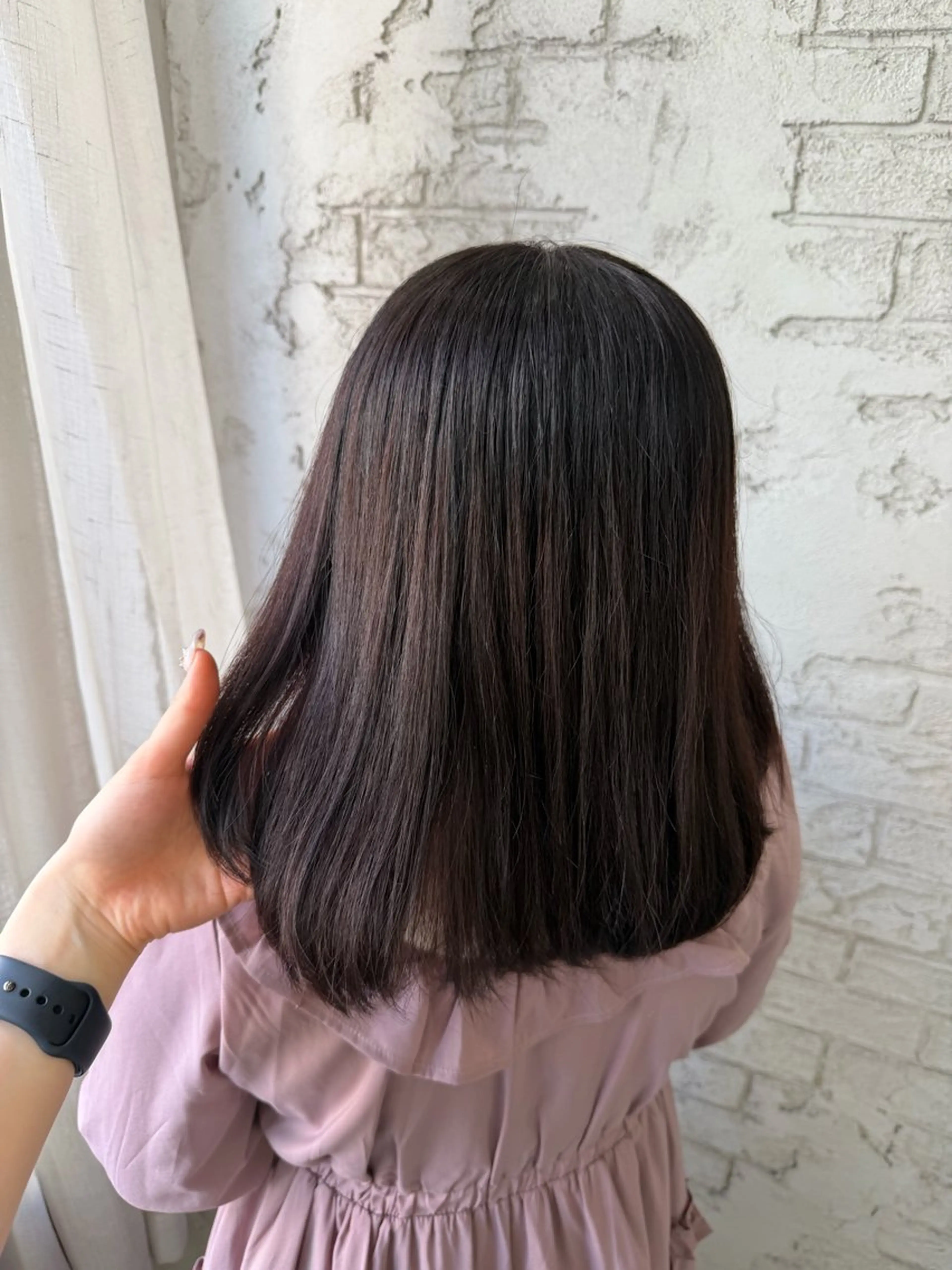 セミロング カット ヘアカラー トリートメント 池袋艶カラー/メイク 🎀Rina🎀💚のヘアスタイル