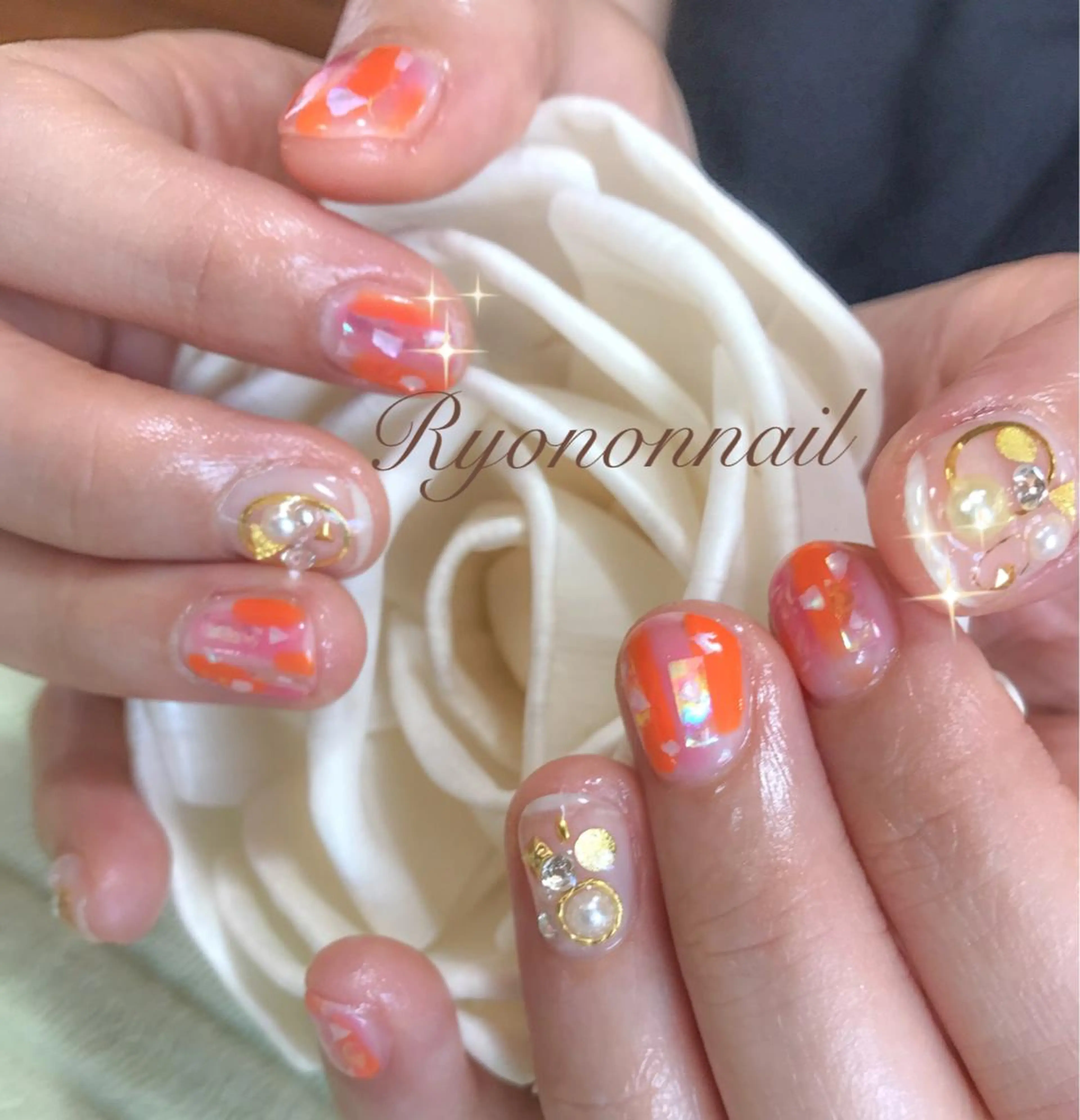 ネイル クリアネイル Ryononnail(リョノンネイル)所属・Ryononnail 上谷典子のネイルデザイン