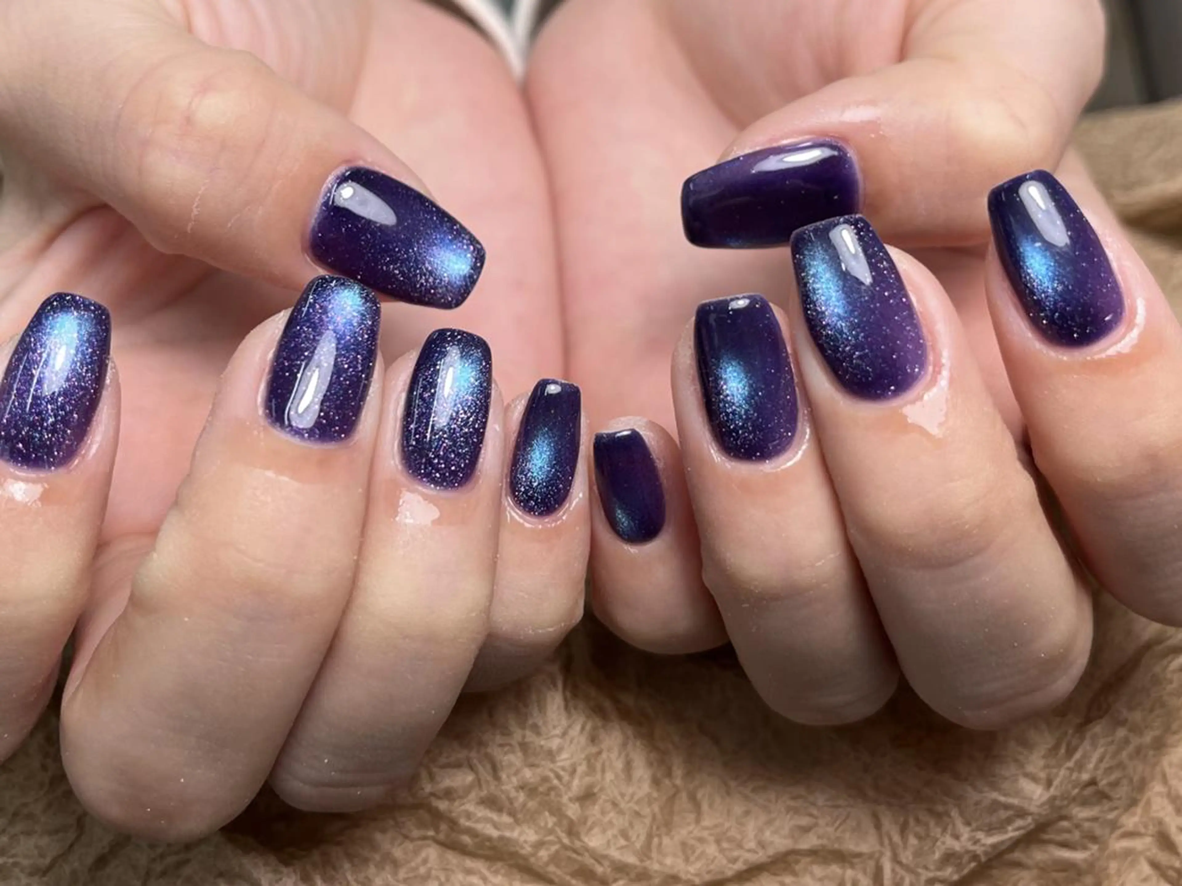 【うる艶・美フォルム】チップ10本長さ出し🧲マグネット　¥14,300→¥12,300の写真