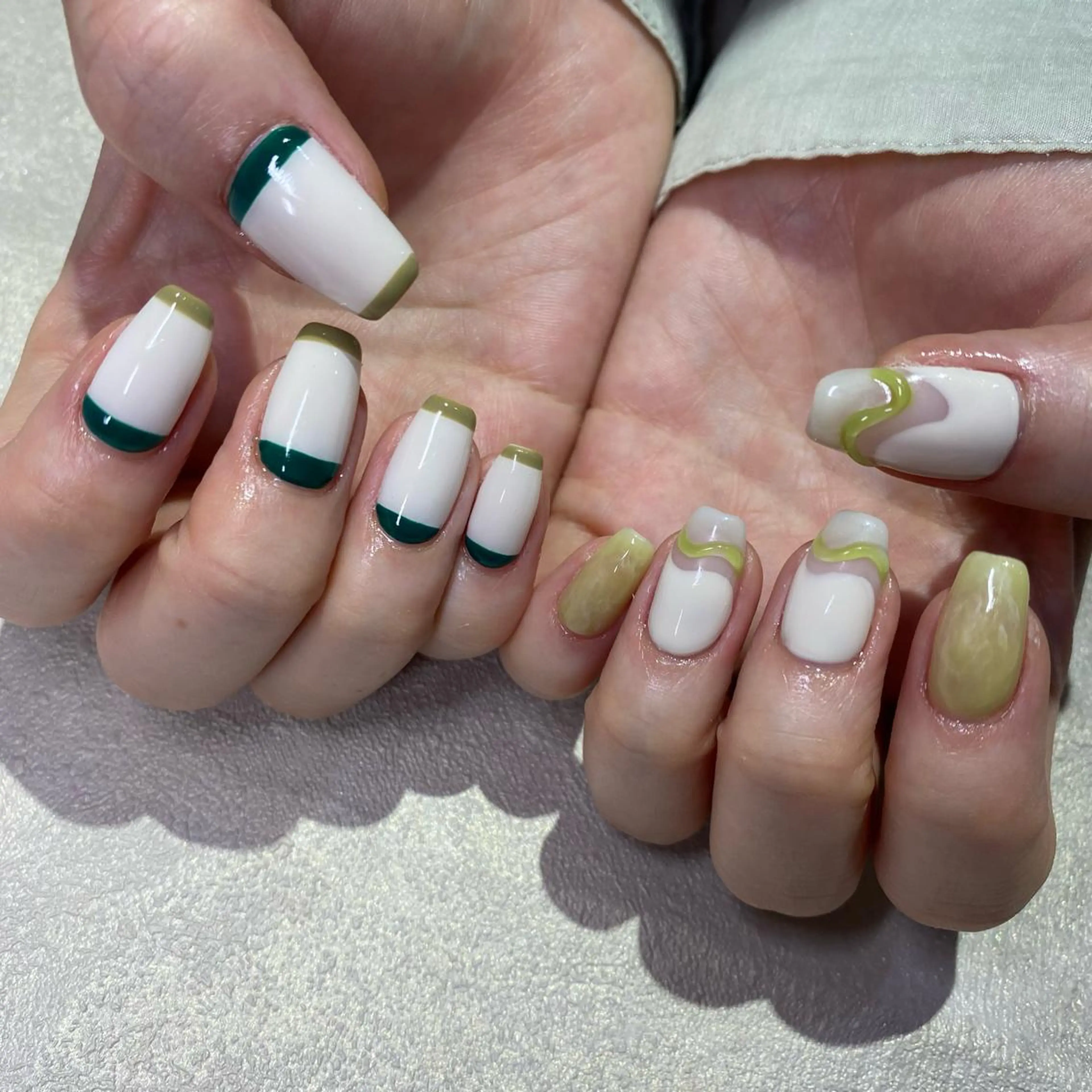 ネイル Amber21.所属・Nagahama Akariのネイルデザイン