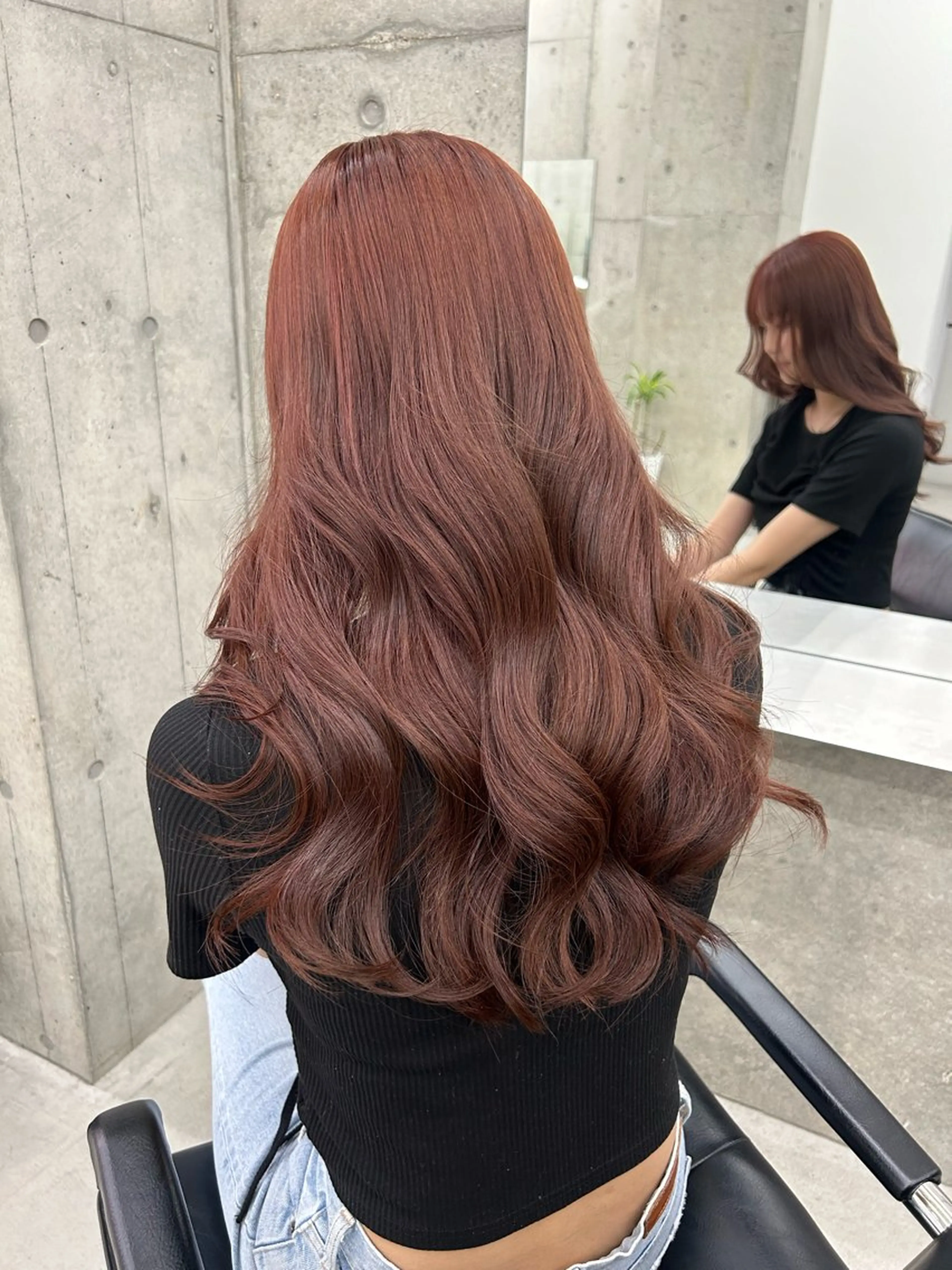 ロング 福田 彩心のヘアスタイル