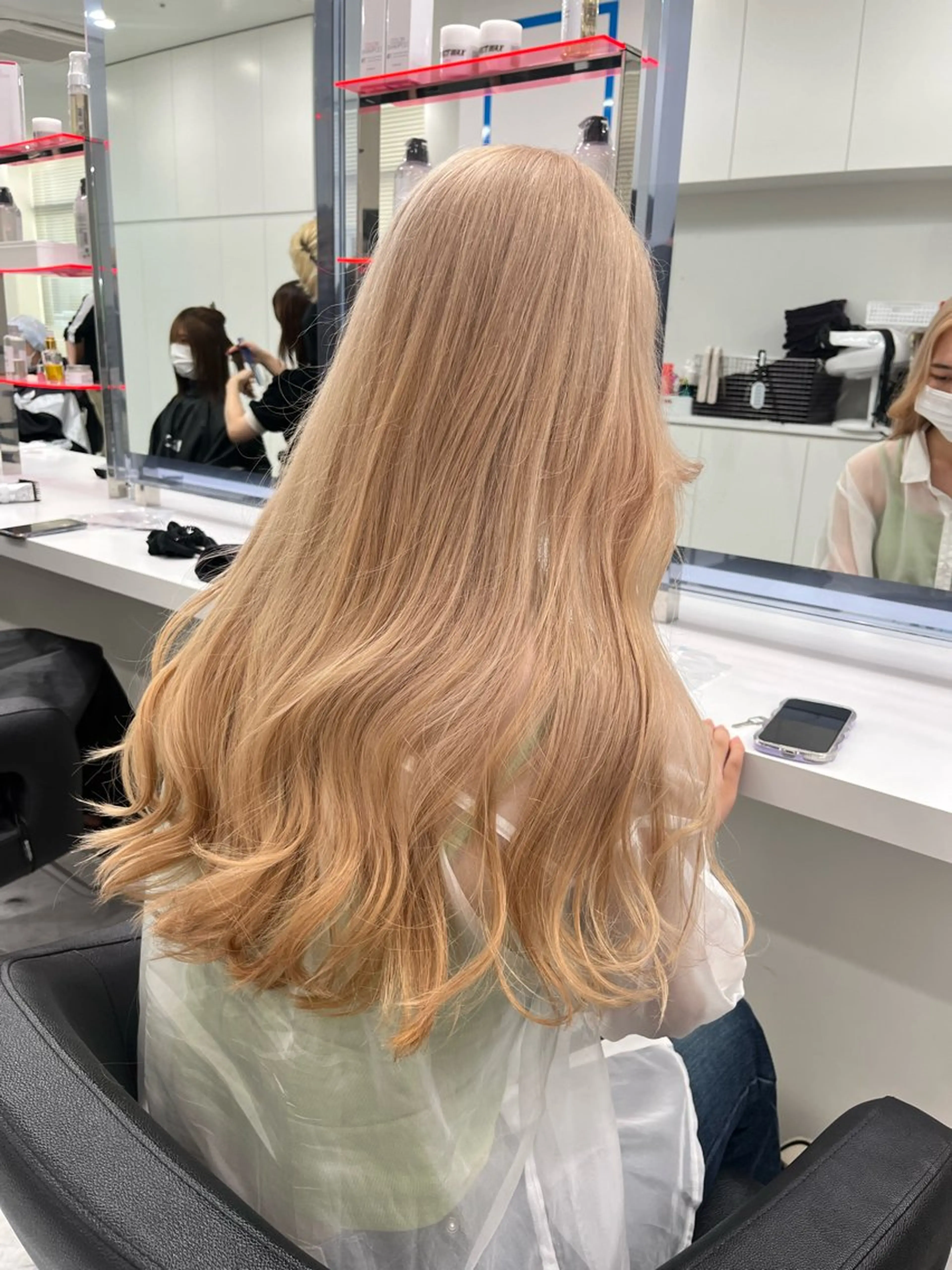 ロング カラー 韓国風透明感カラー‎ /yurinのヘアスタイル