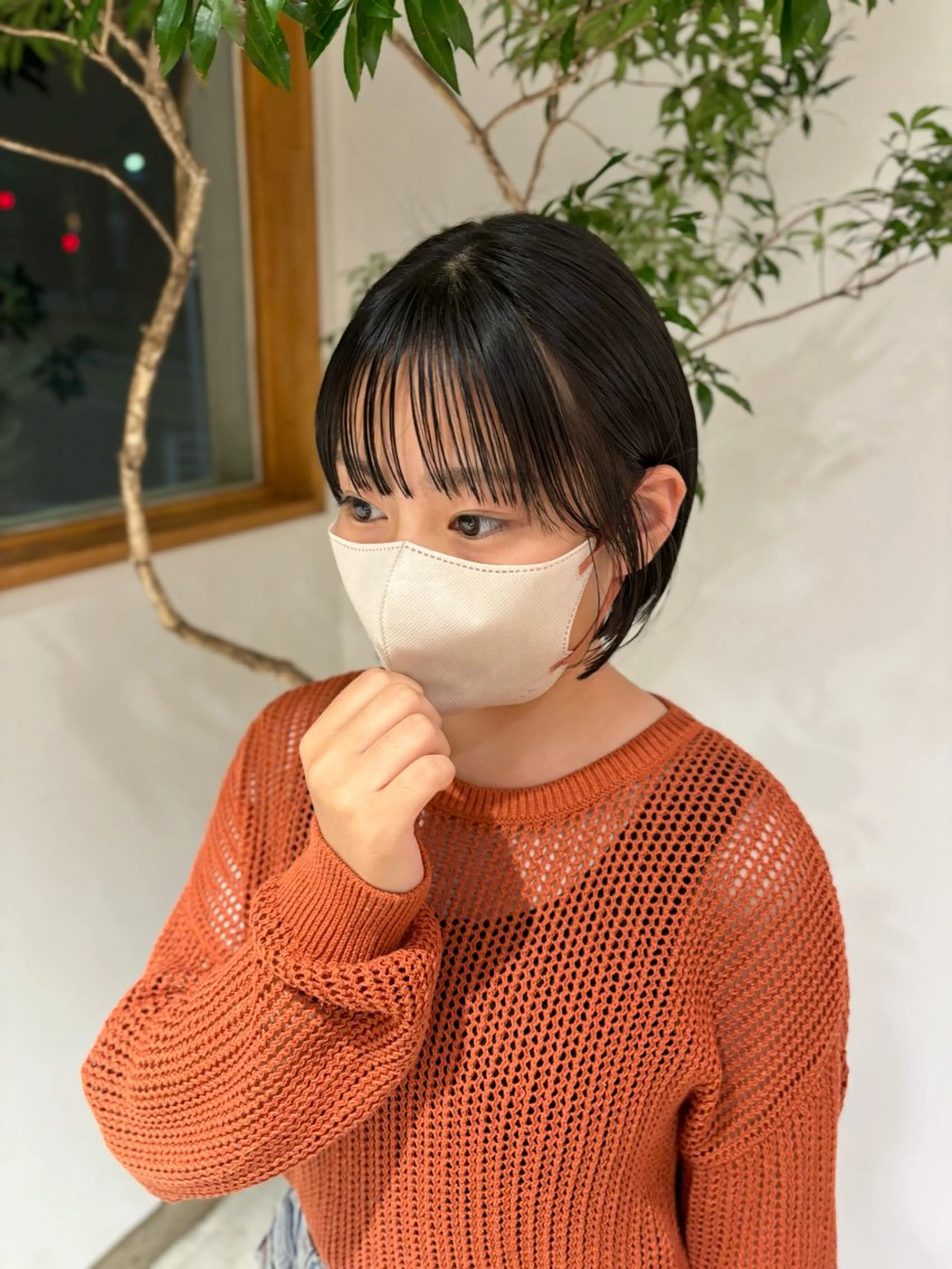 ショート ボブ 似合わせカット 小顔カット パライソ南公園店 神津 由依のヘアスタイル