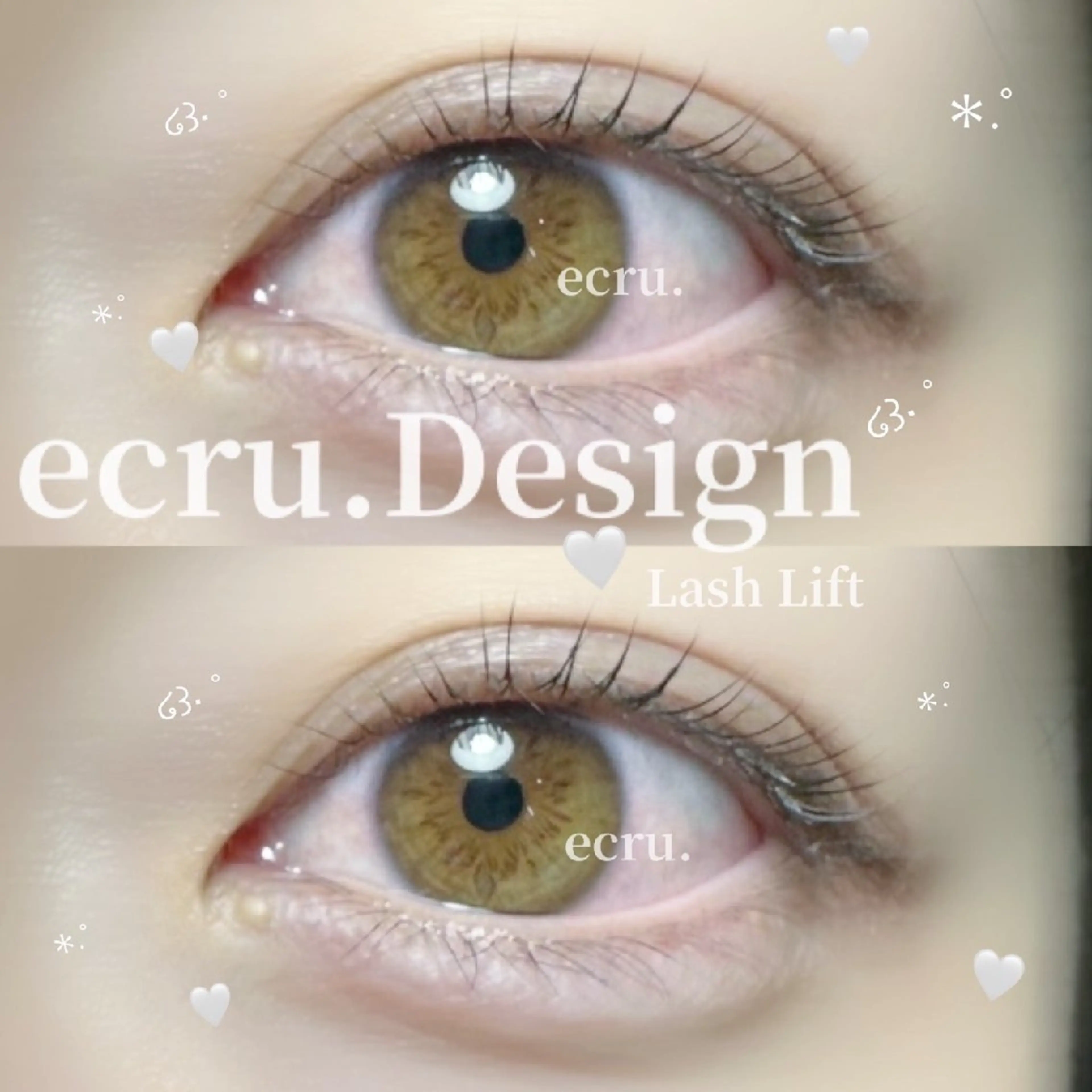 マツエク・マツパ Cカール ecru.所属・TAKAHASHI NANAMIのマツエク・マツパデザイン