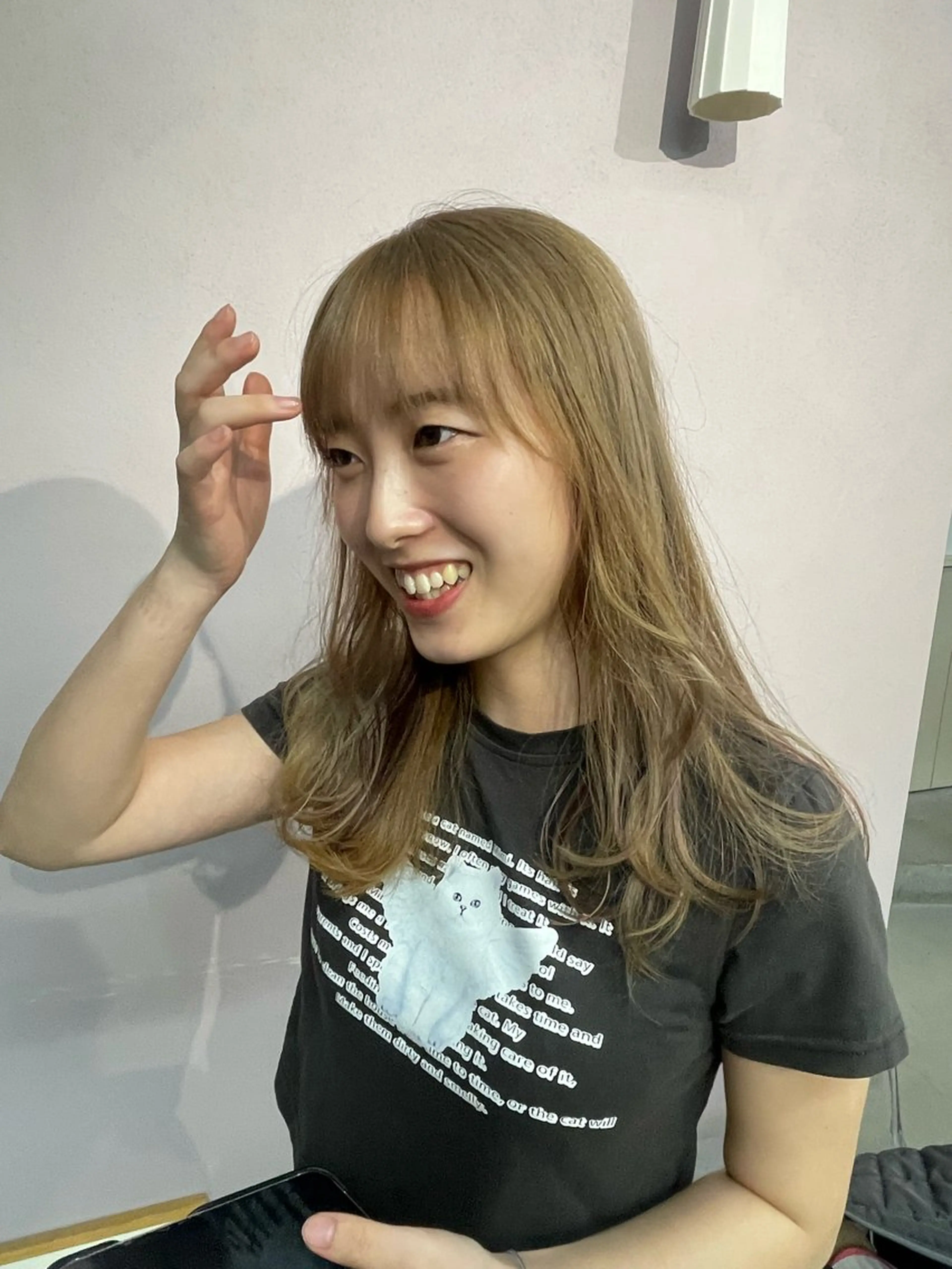 セミロング qulim所属・qulim【クリム】 /ハイトーン/海音のヘアスタイル