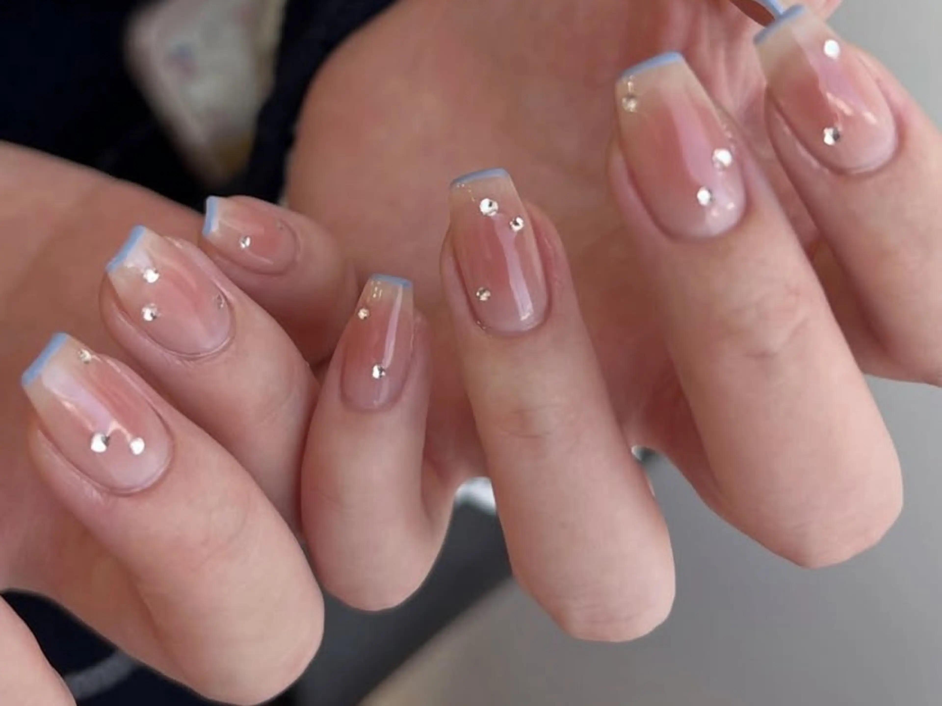 ネイル クリアネイル フラッシュネイル フットネイル フレンチネイル ジェルネイル ハンドネイル UM Nail Salonのネイルデザイン