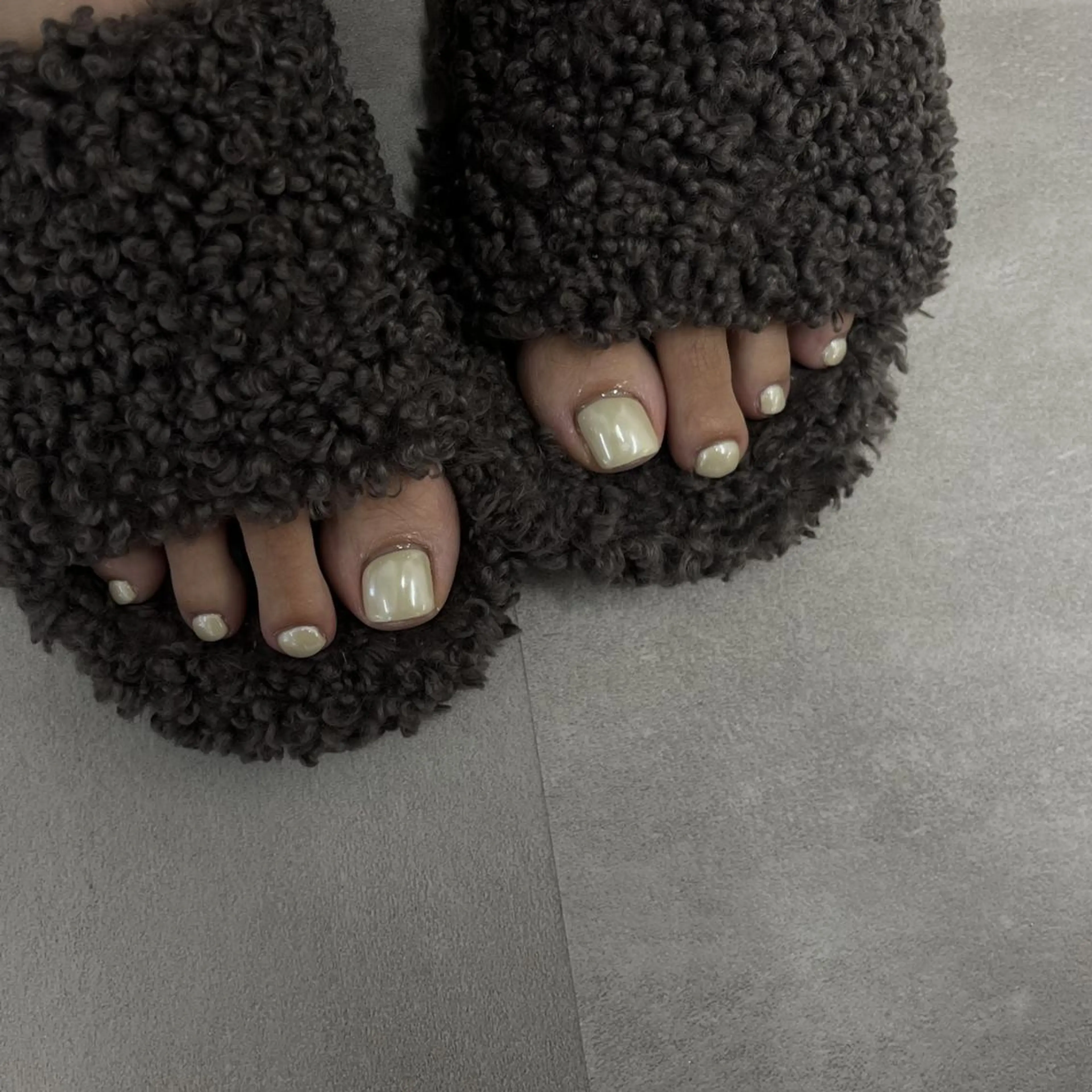 【オフ無料ケア込み&フットバス付き】　Foot  1000色から選べるワンカラーコース￥6000の写真