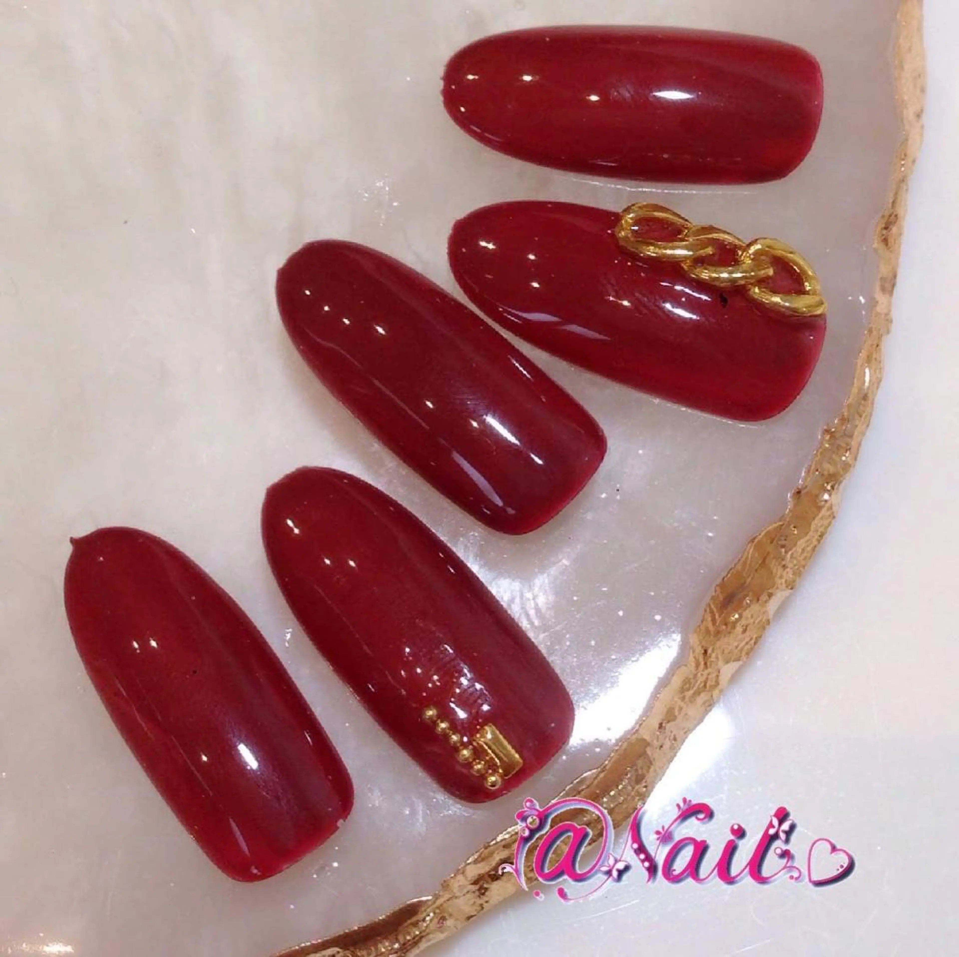 ネイル ネイルチップ 小尾 栞のネイルデザイン