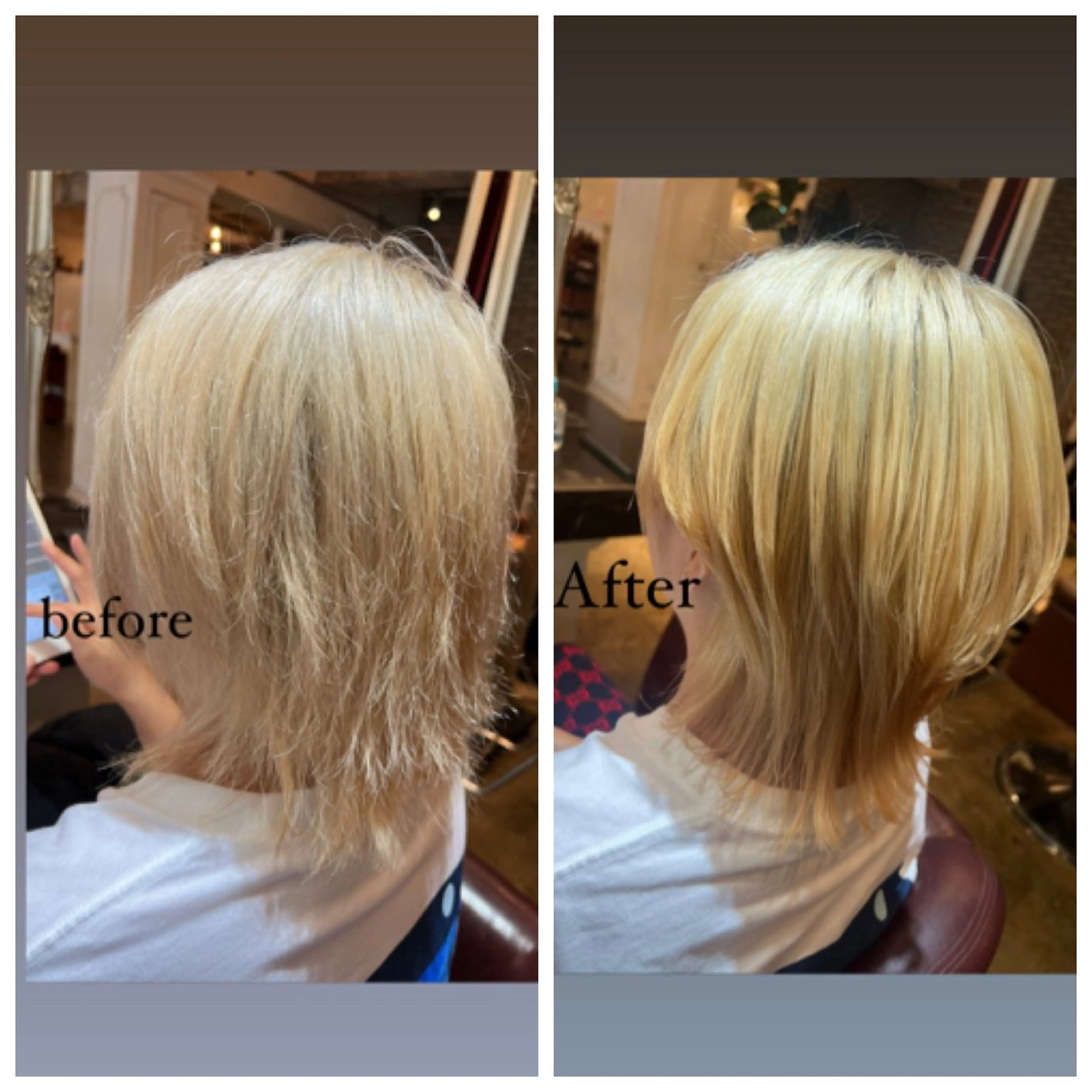 ミディアム パーマ 髪質改善 酸性ストレート ストレートパーマ カット 縮毛矯正 ハイライト/インナー /ブリーチ/レイヤーのヘアスタイル