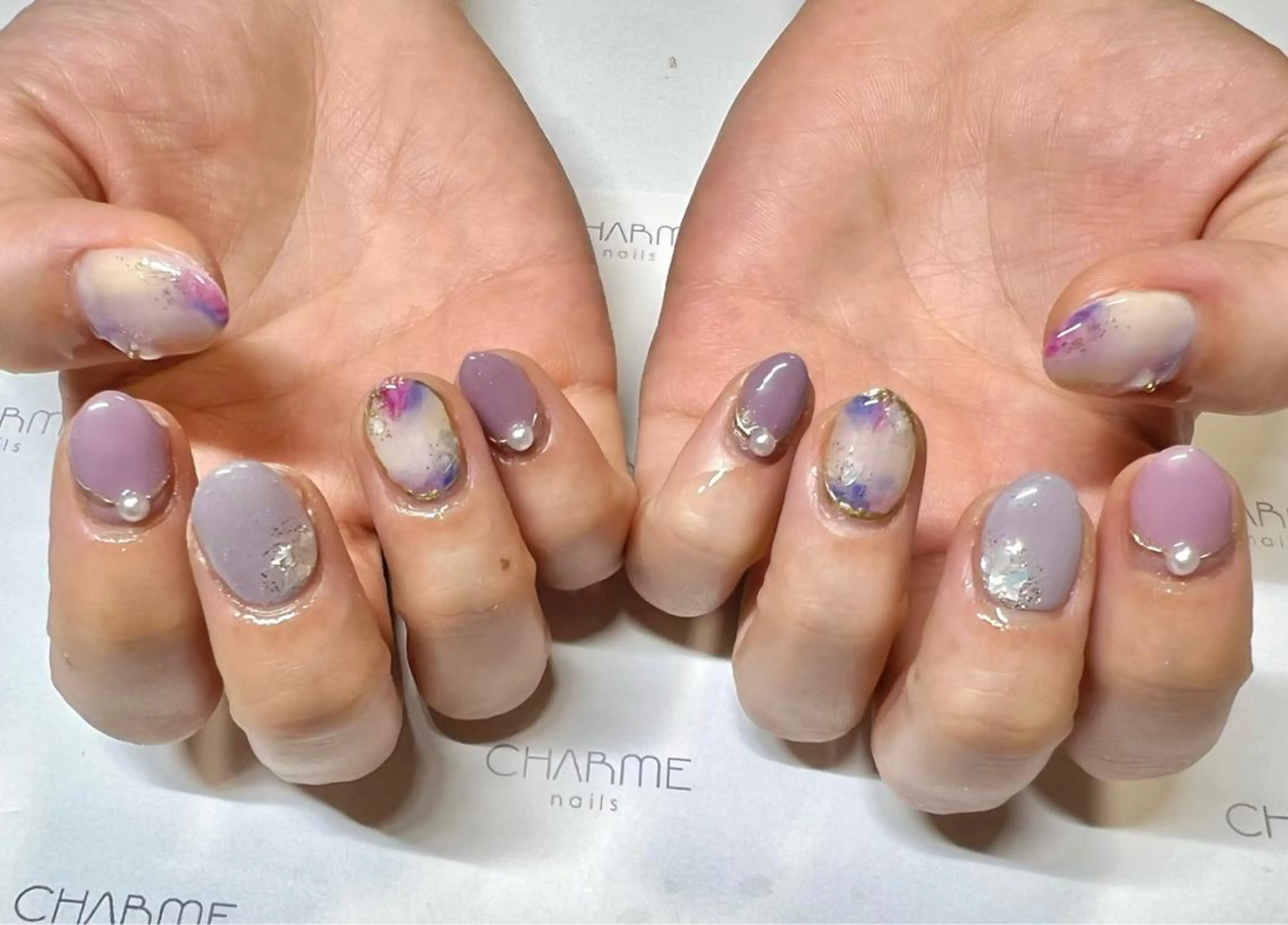 ネイル ハンドネイル CHARME 🤎〔RINA〕のネイルデザイン