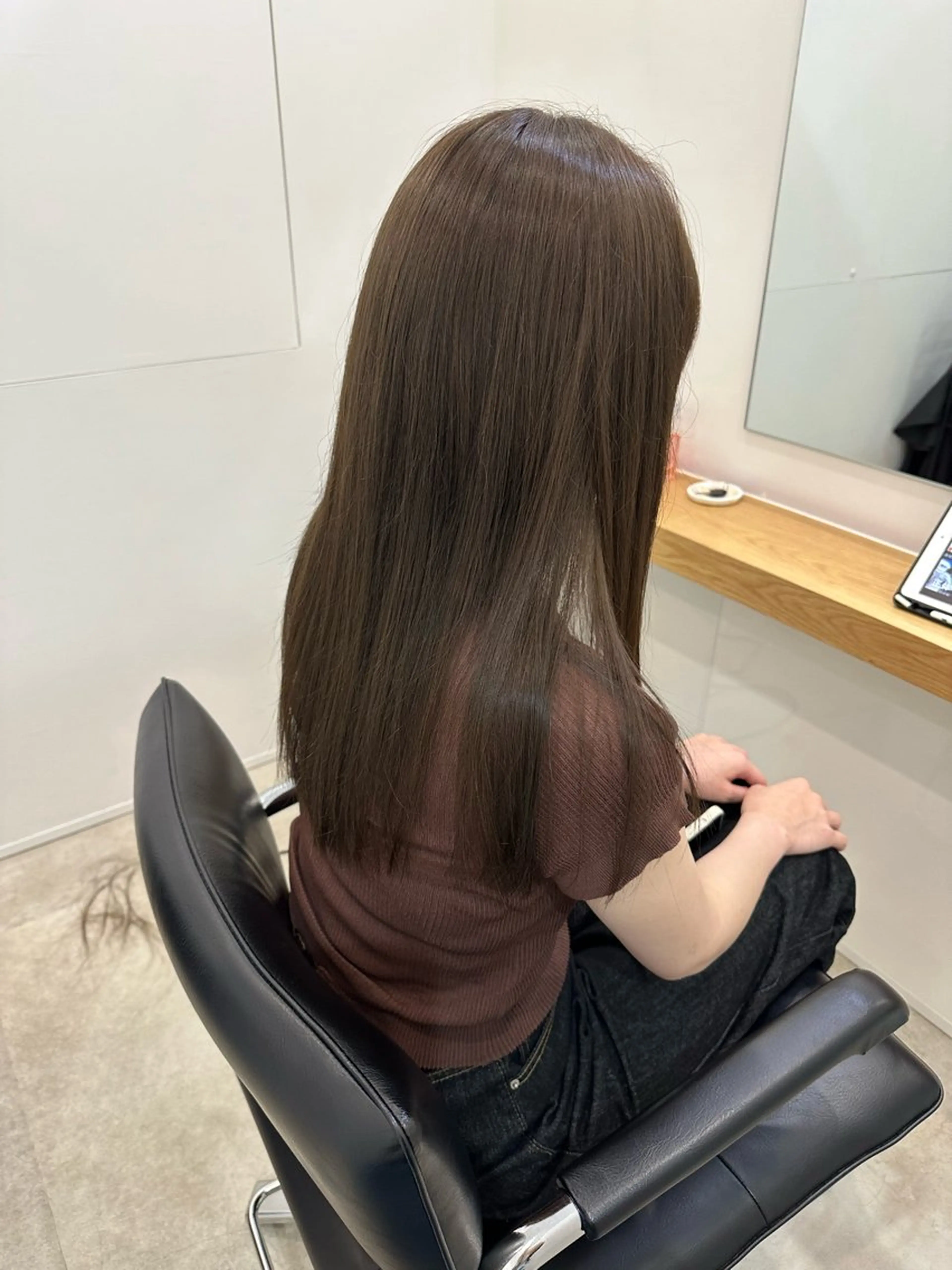 セミロング カラー カット ヘアカラー トリートメント ヘアセット/艶カラー 💐nao.のヘアスタイル