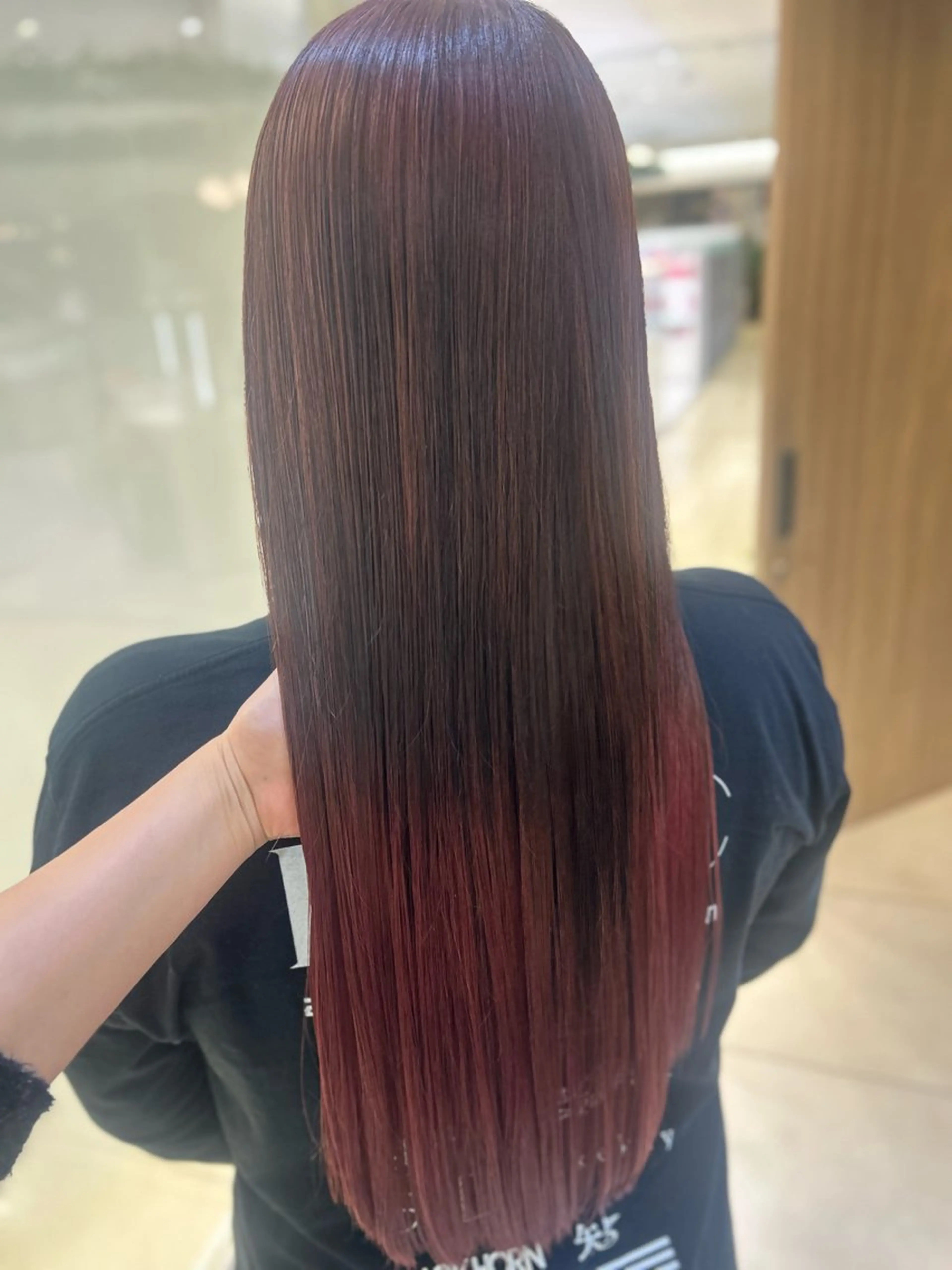 ロング カット トリートメント 艶質改善/縮毛矯正 ササキナツミのヘアスタイル