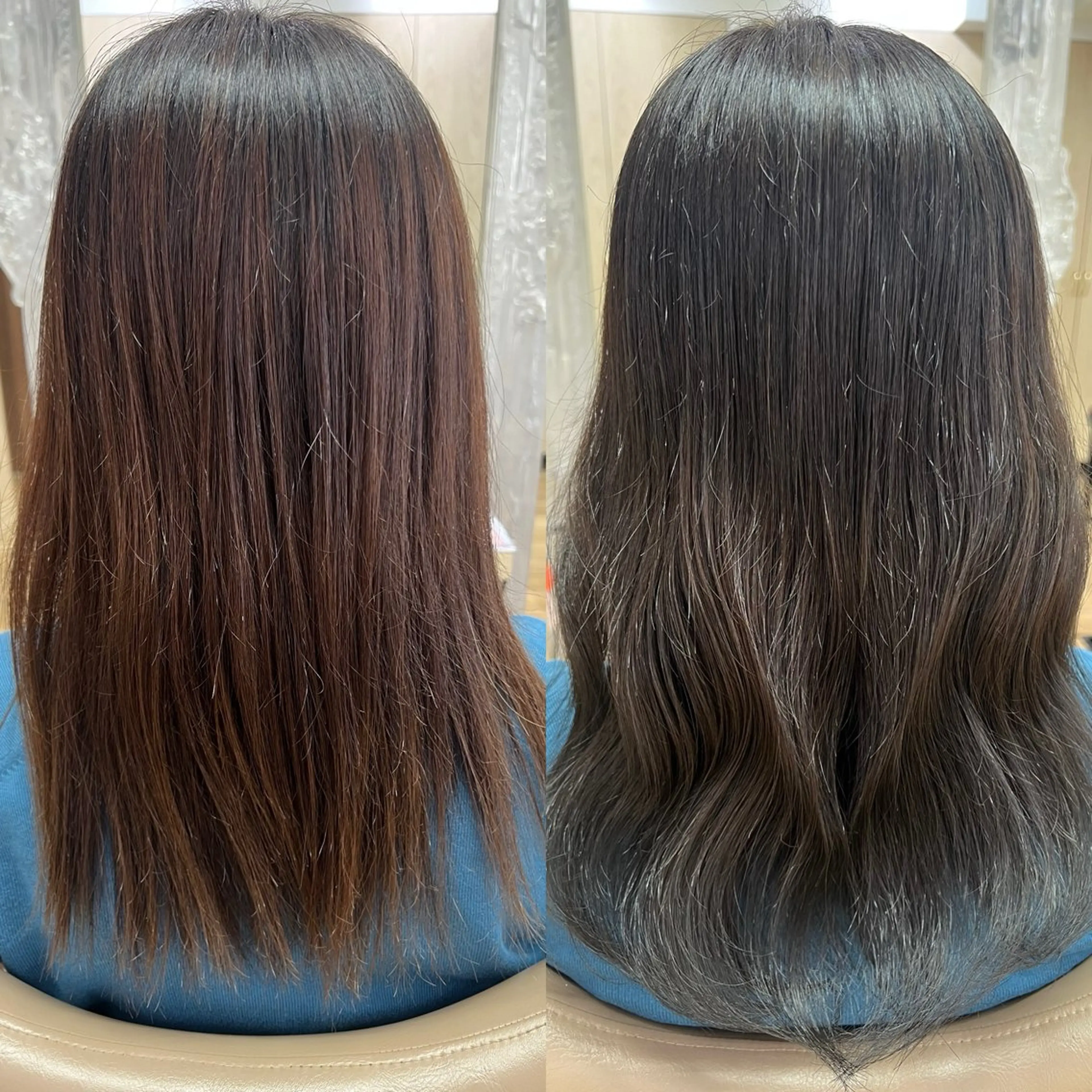 セミロング カラー ヘアカラー 高橋 香奈のヘアスタイル