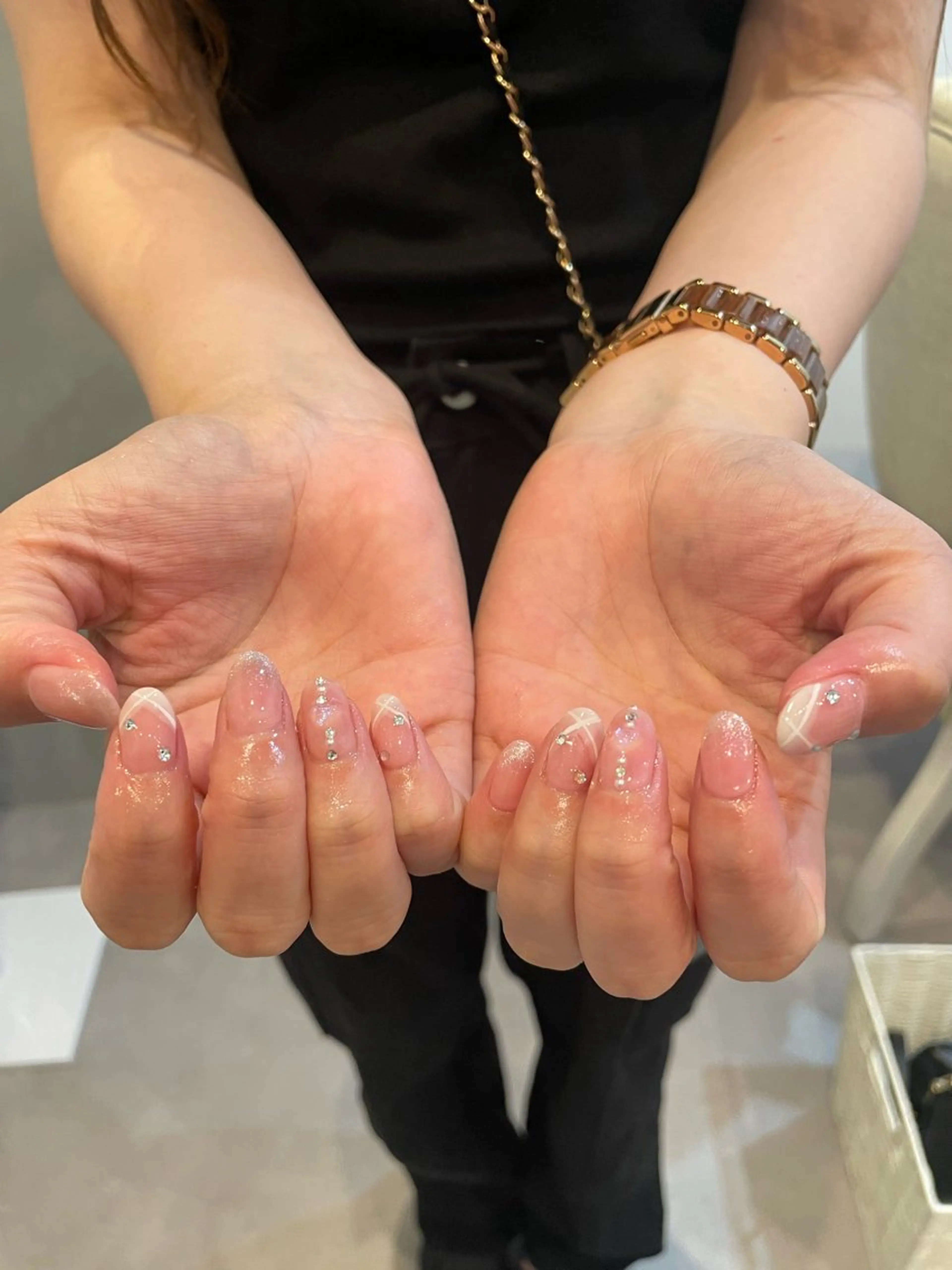 ネイル 束感まつ毛/ネイル/ LED♥KIRARAのマツエク・マツパデザイン