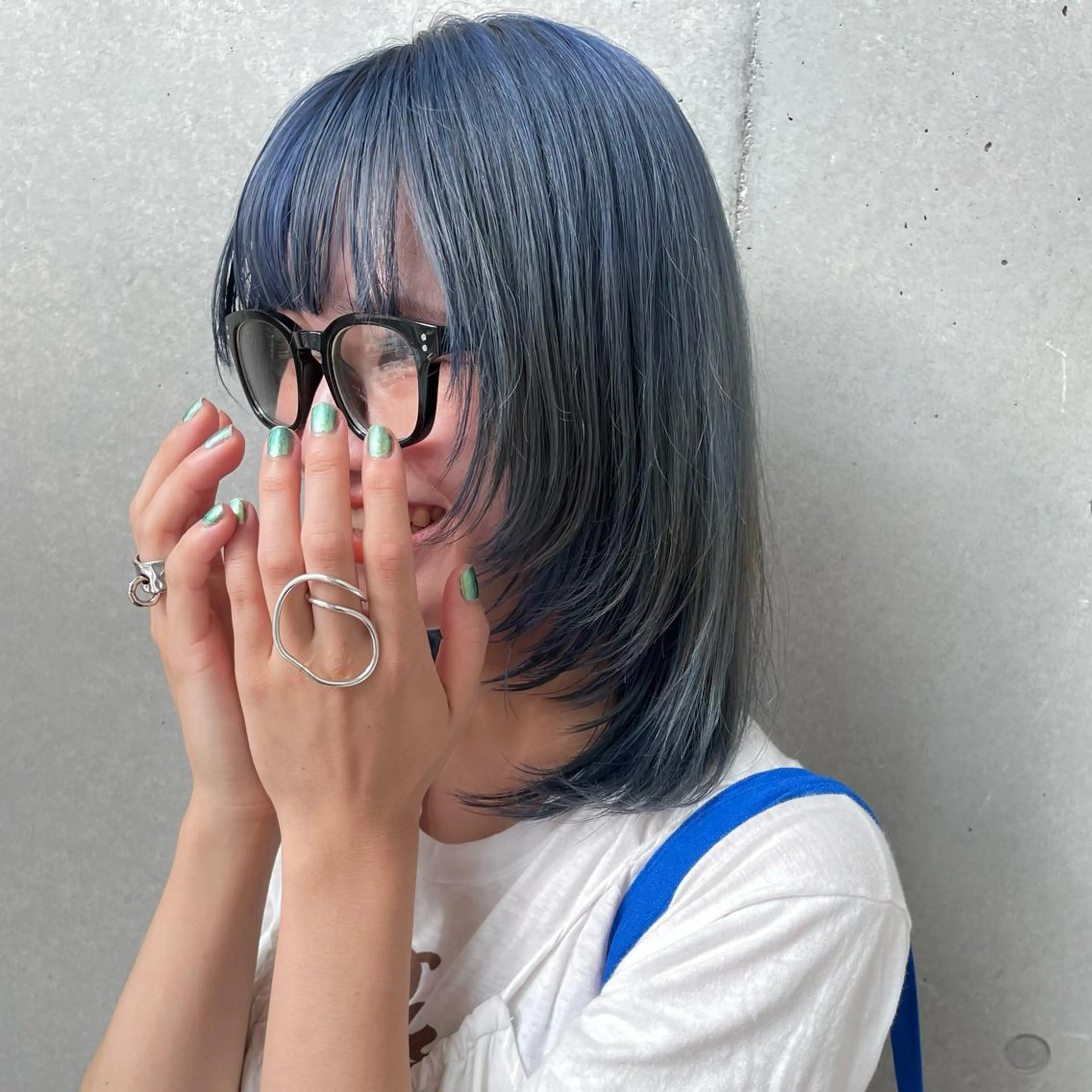 セミロング カラー Asti  blanche所属・ショート/ブリーチ mizuki🐋のヘアスタイル