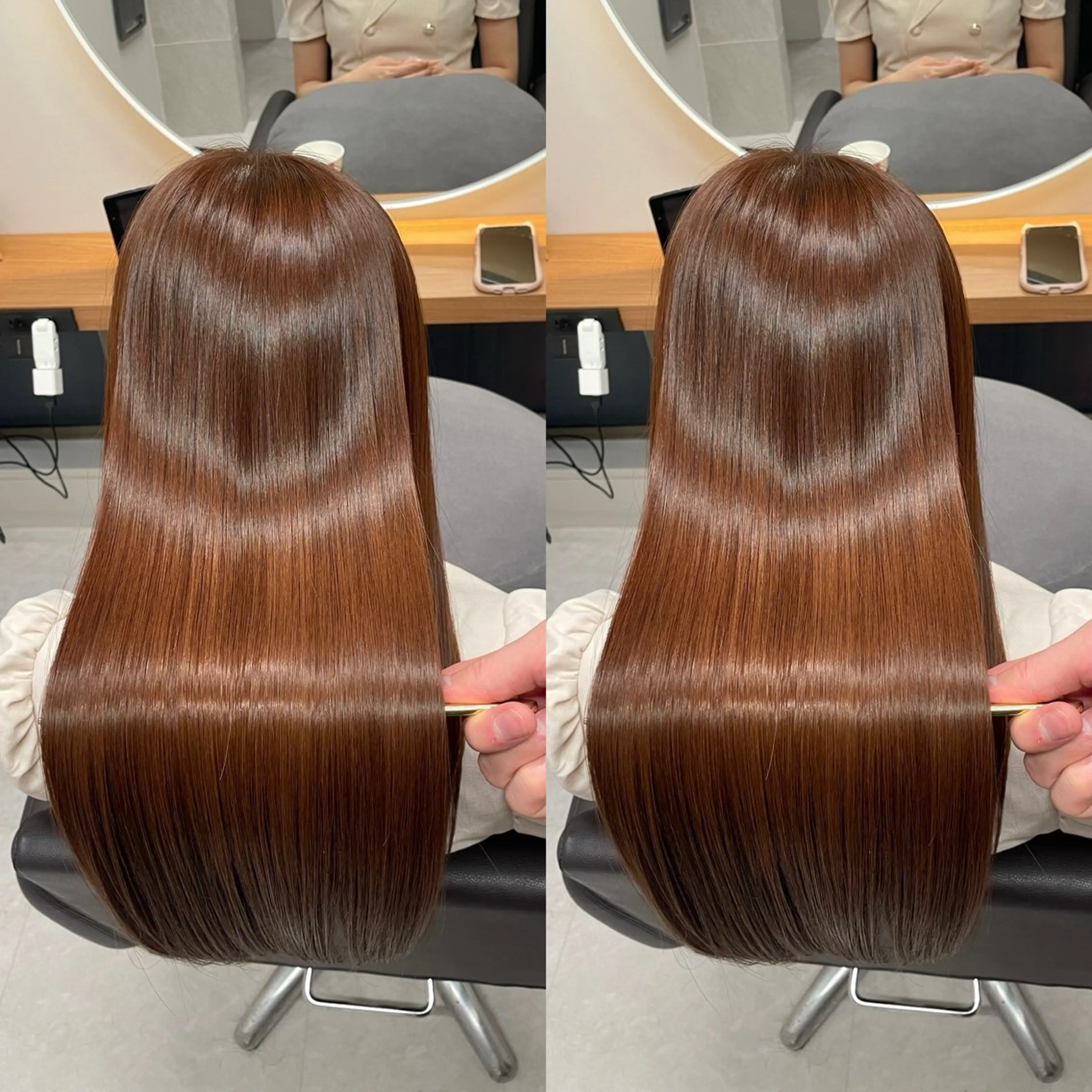 ロング カット ヘアカラー トリートメント 新宿No.1艶髪矯正 美艶カラー/FUKAのヘアスタイル