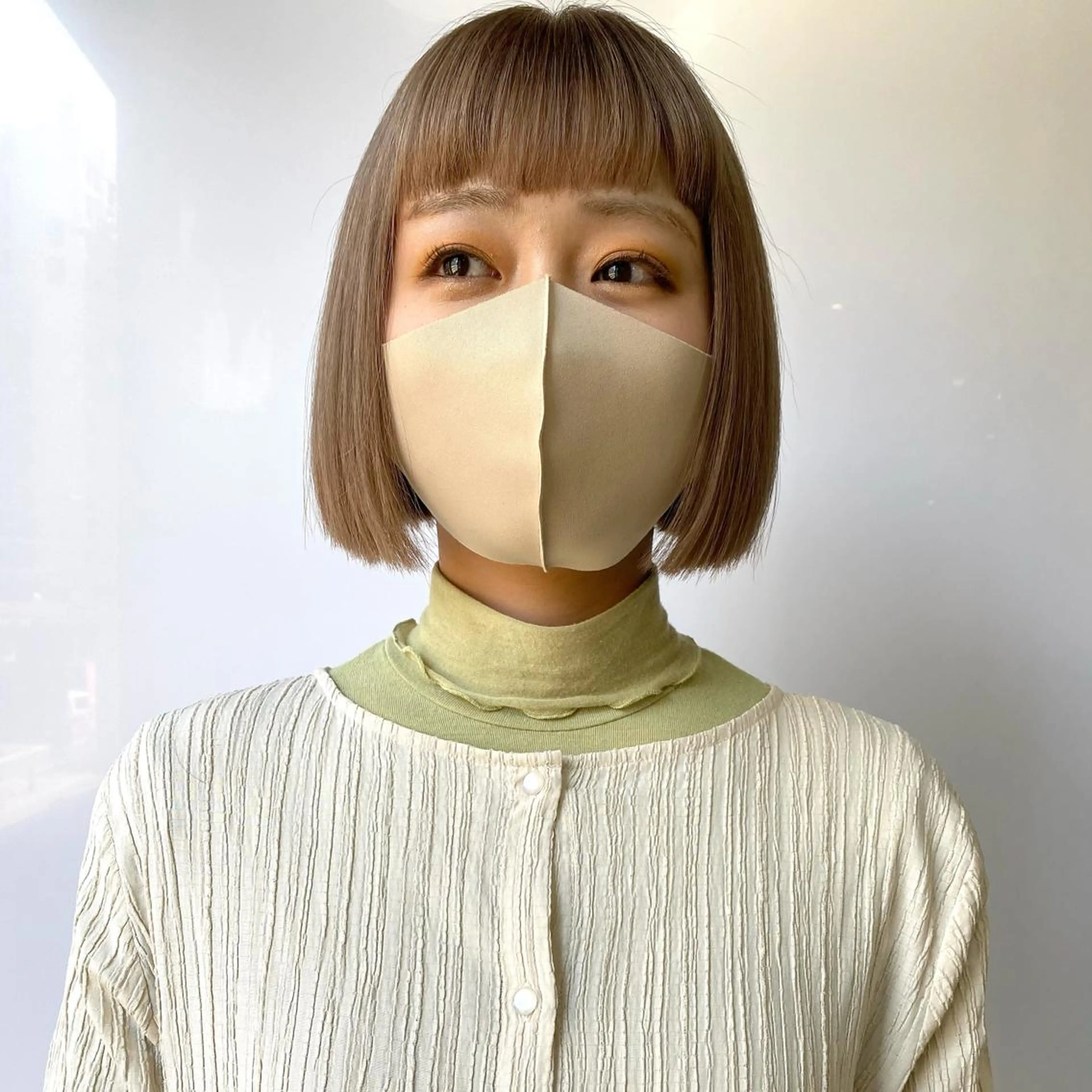 ショート カラー ハイトーンカラー ボブ 縮毛矯正 トリートメント キタダ ヒロキのヘアスタイル