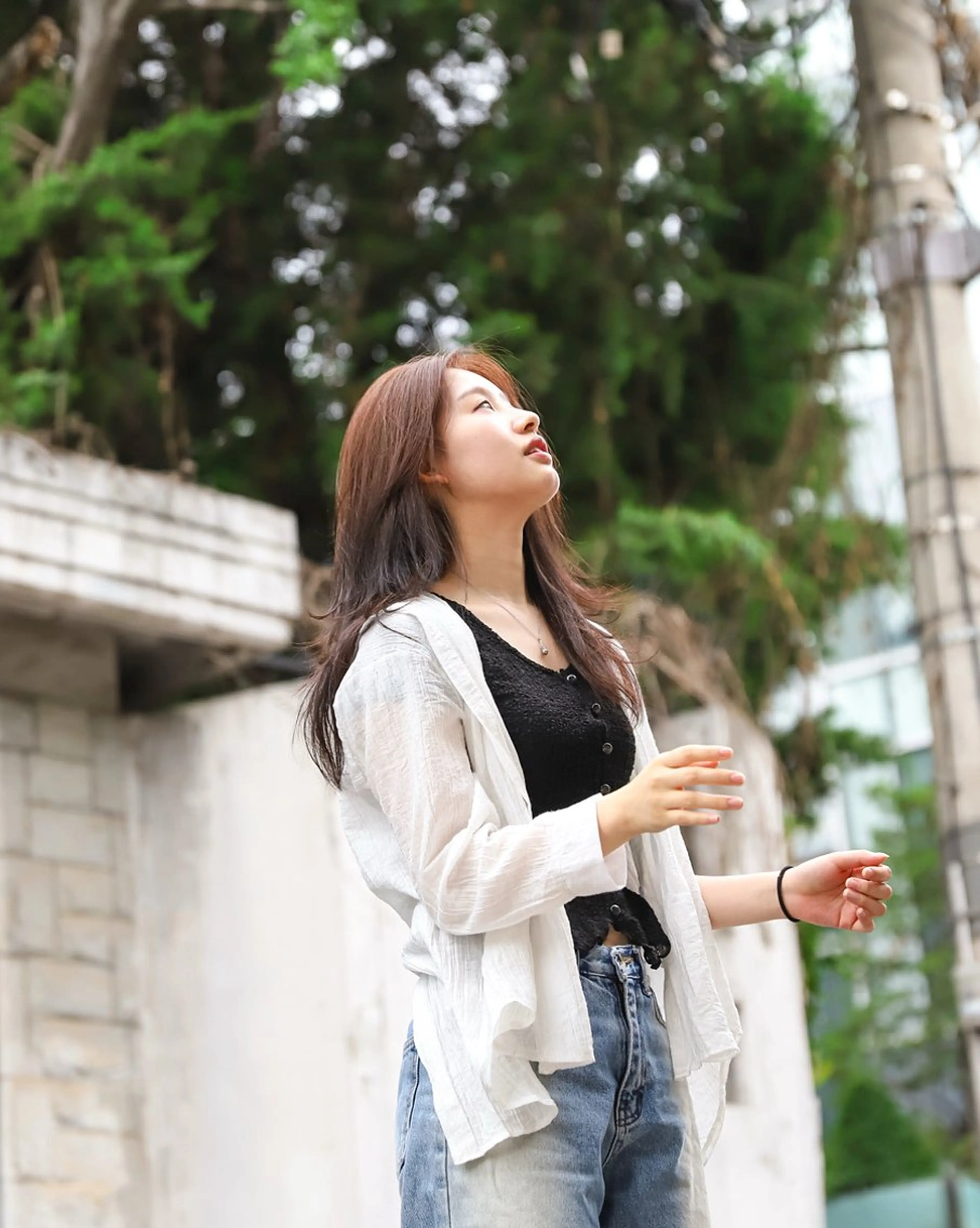 セミロング 韓国風ヘア レイヤーカット カット ヘアカラー トリートメント AVAHAIR新大久保所属・【韓国ヘア】 AVAHAIRユウトのヘアスタイル