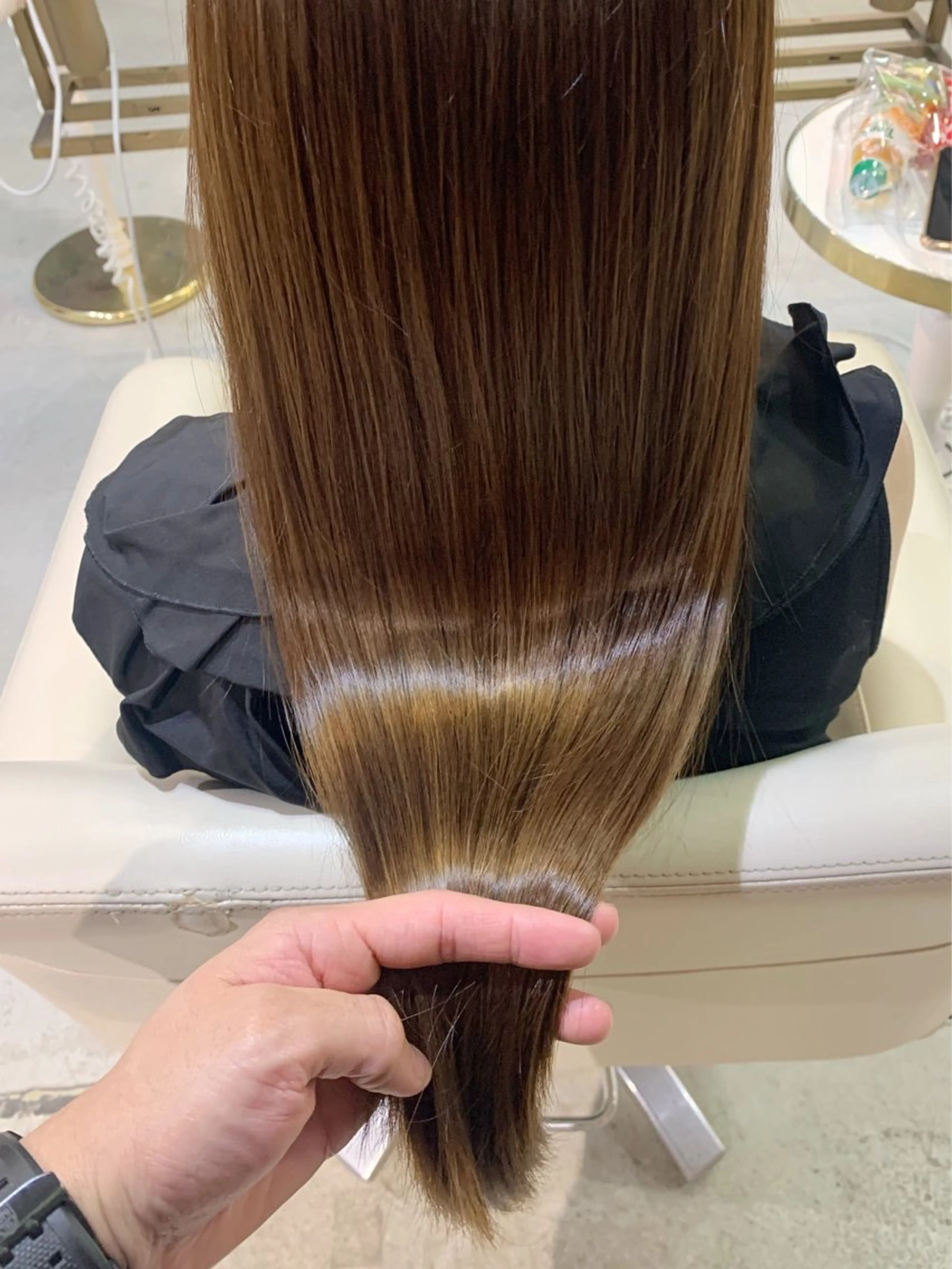 ロング カラー カット ヘアカラー トリートメント ボブ/大人ヘア k-two濱田のヘアスタイル