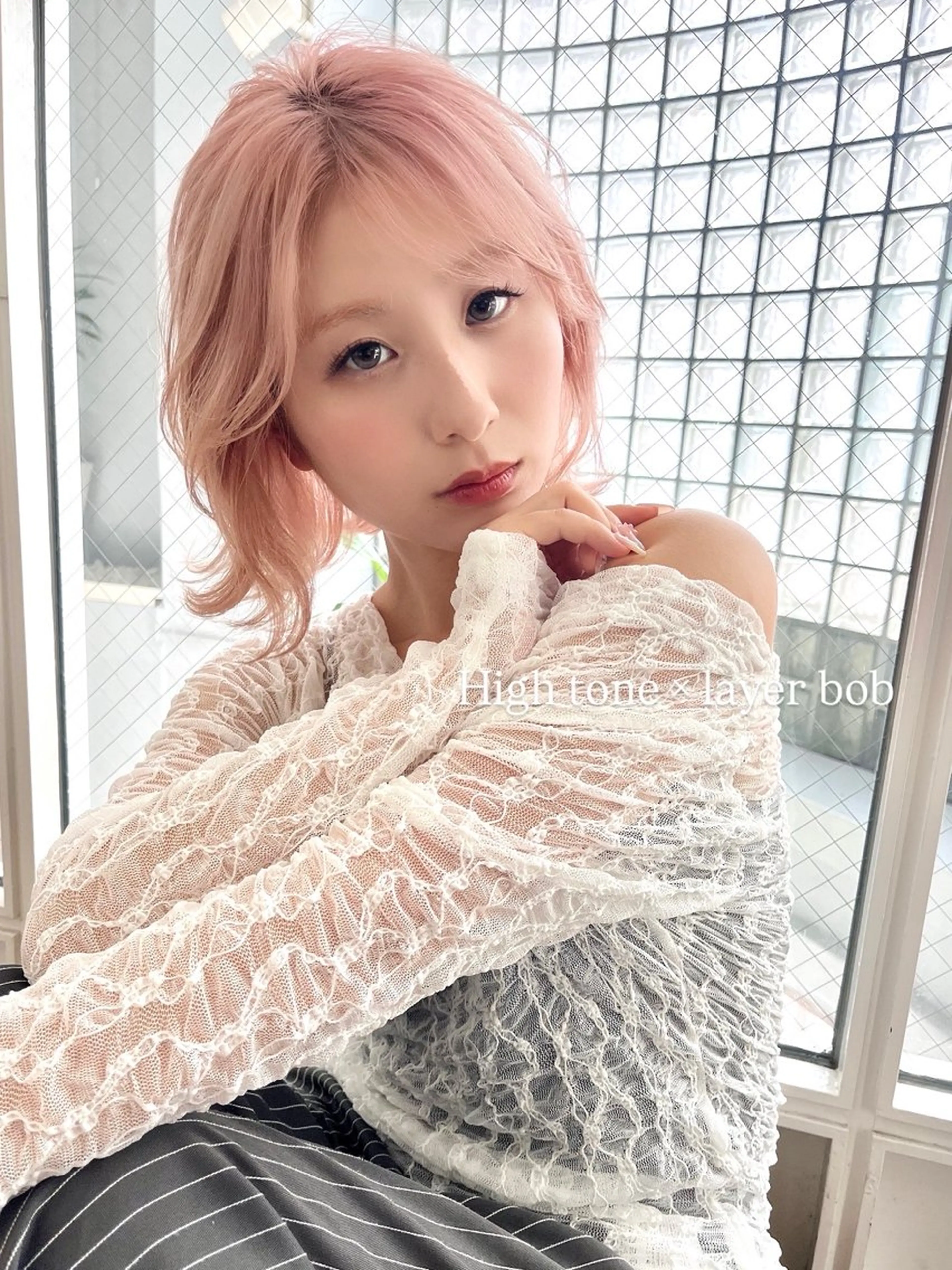 ミディアム ヘアカラー 樅木 恒毅のヘアスタイル