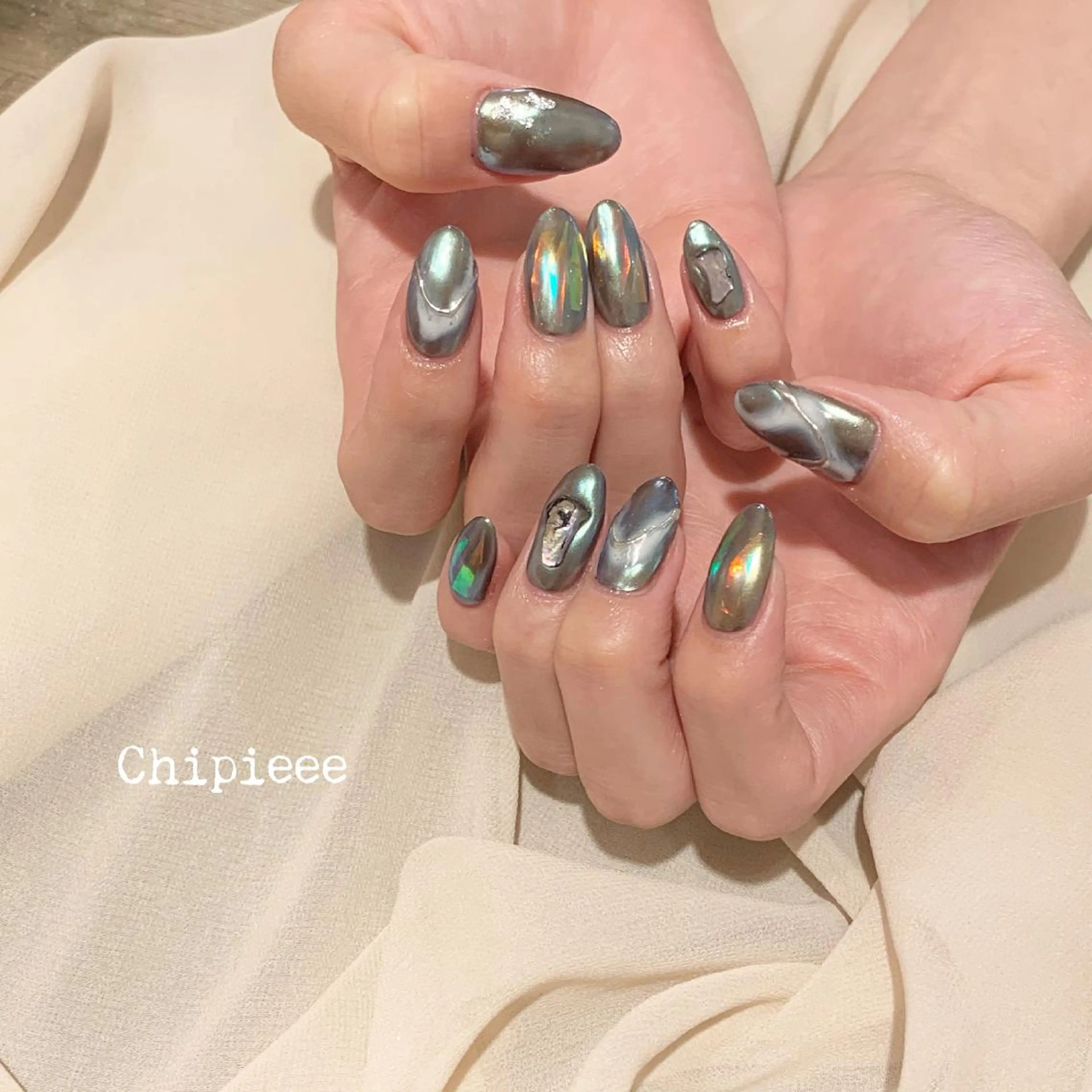 ネイル ハンドネイル revia所属・ERI Nailistのネイルデザイン