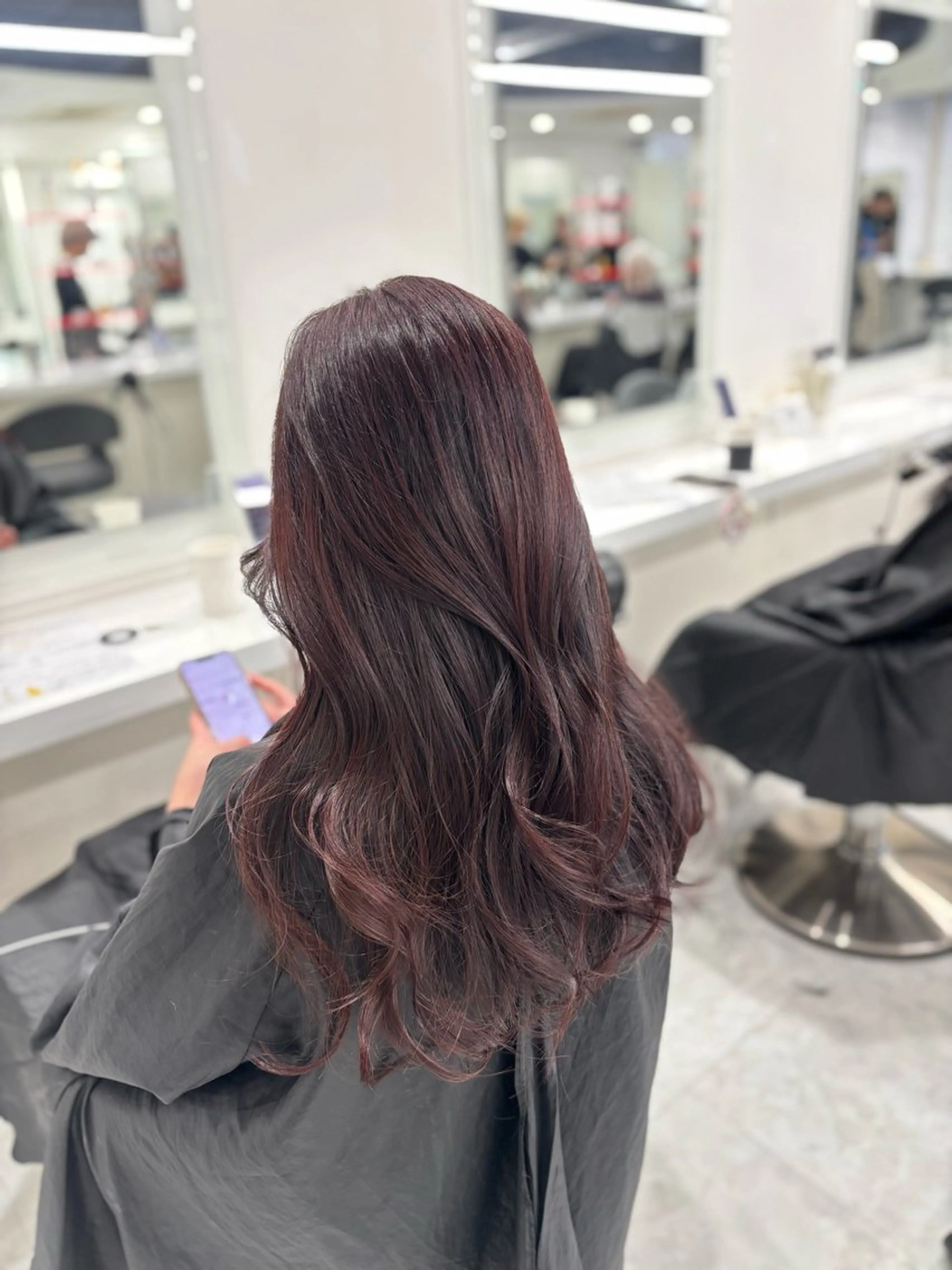 ロング まろっと艶感ブラウン ベージュ🤍まなかのヘアスタイル