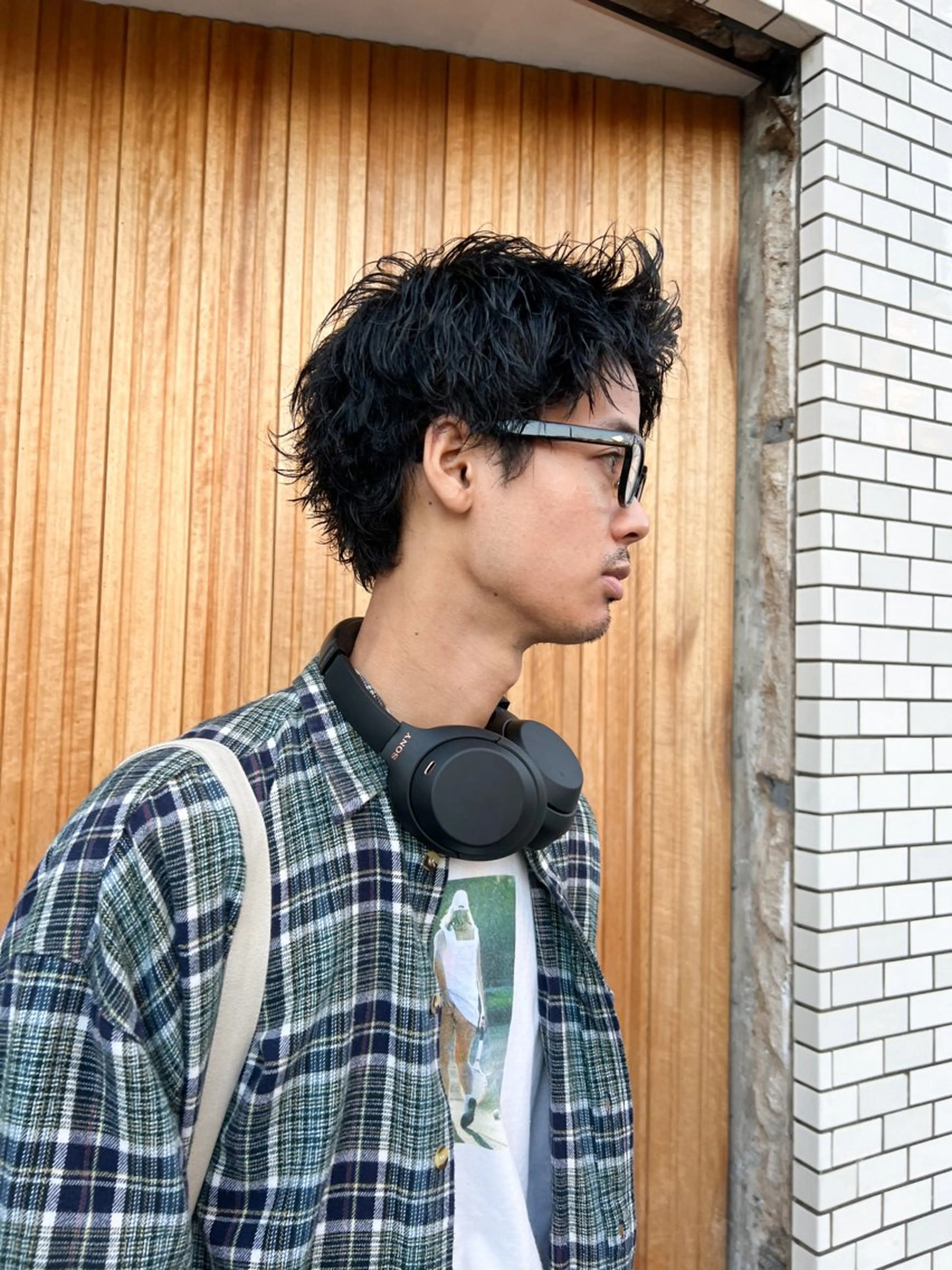 ショート パーマ メンズ カット パーマ トリートメント メンズサロン FLICK所属・平尾薬院メンズカット FLICK/パーマのヘアスタイル