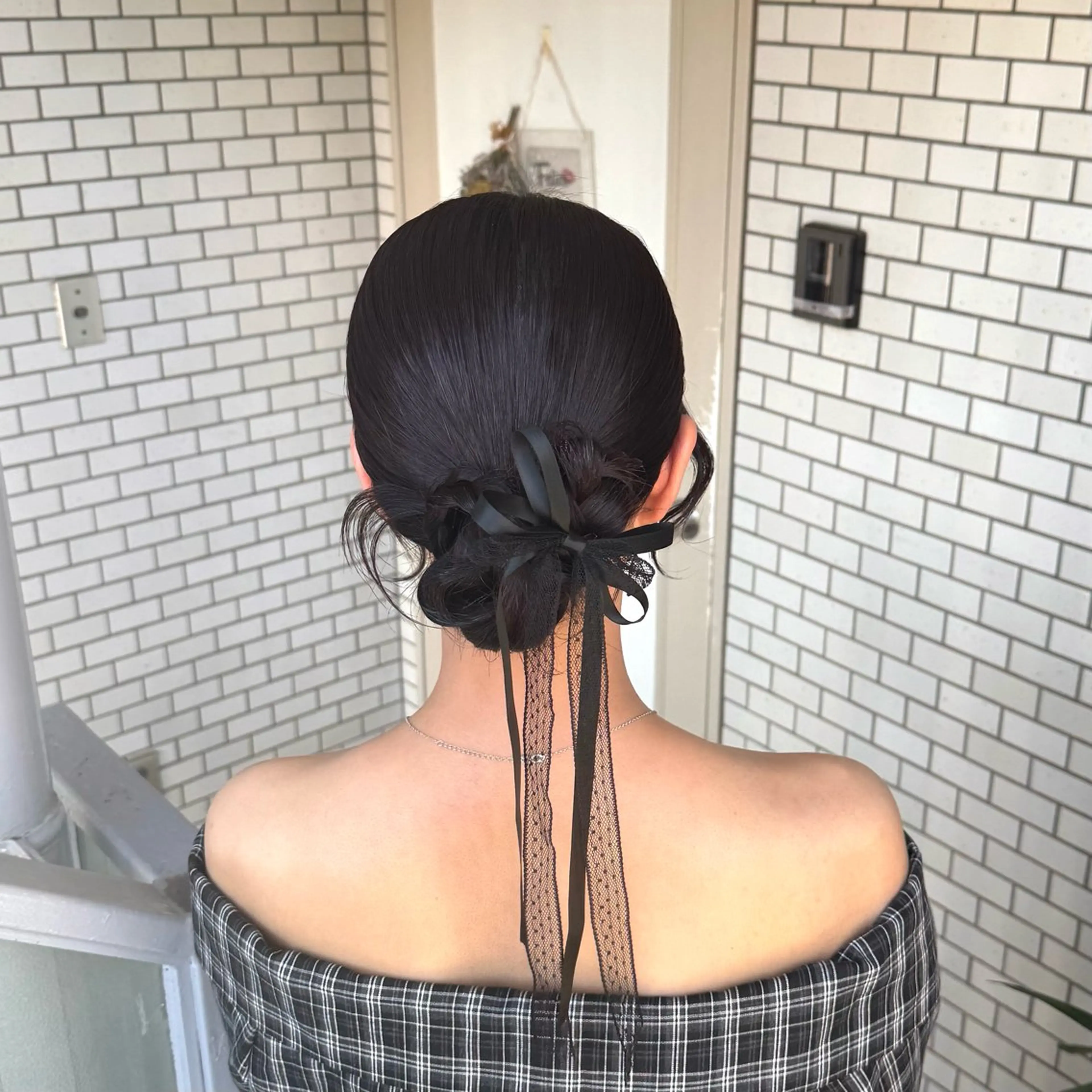 ロング ヘアアレンジ 成人式 ハーフアップ デート 卒業式のヘアスタイル ヘアセット 褒められヘアメイク /‎ボブ女子🐶みおのその他イメージ