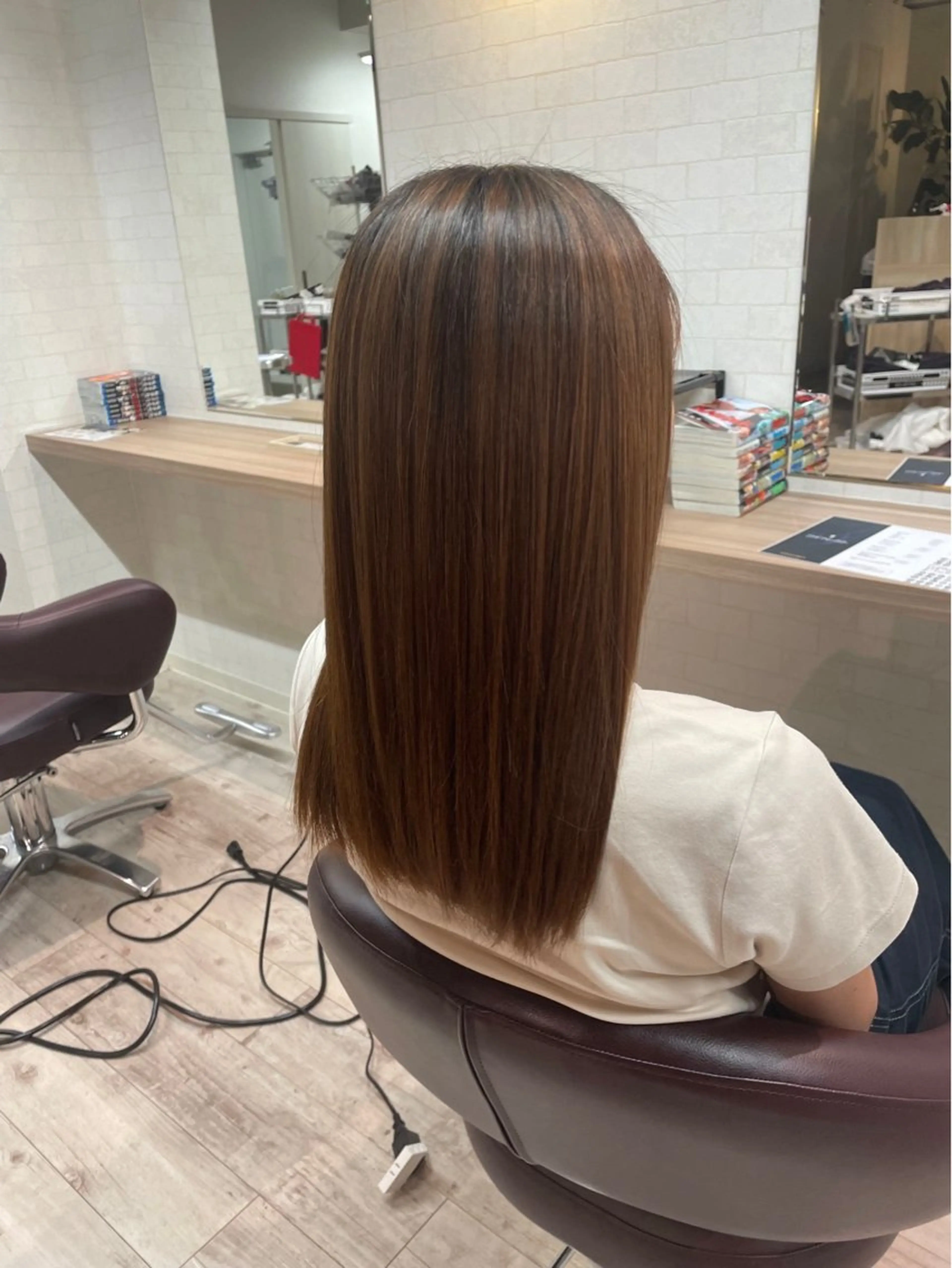 ロング 髪質改善 縮毛矯正 小山 耕実のヘアスタイル