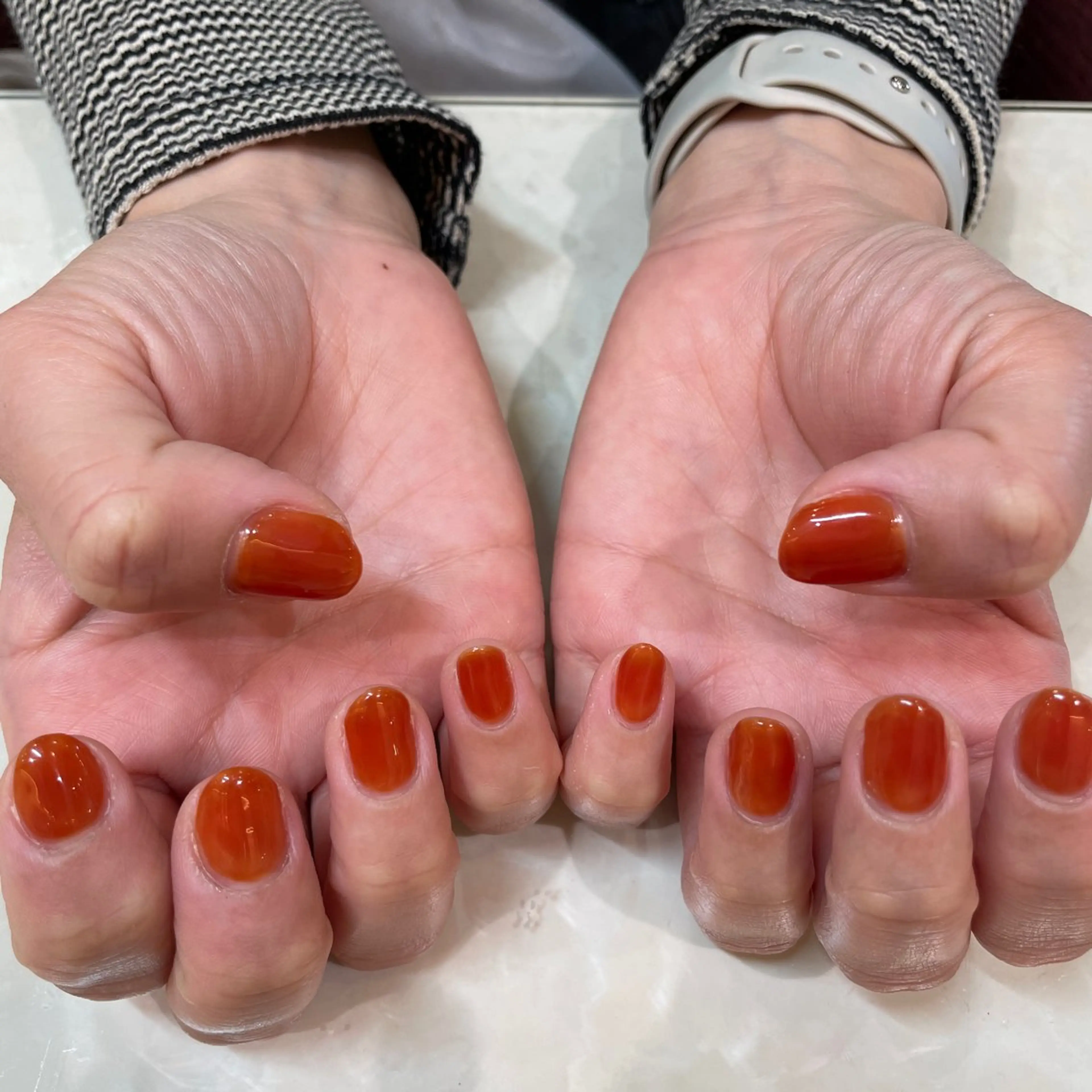 ネイル ワンカラーネイル シンプルネイル nail spot givemine所属・山﨑 えり子の眉毛・アイブロウイメージ