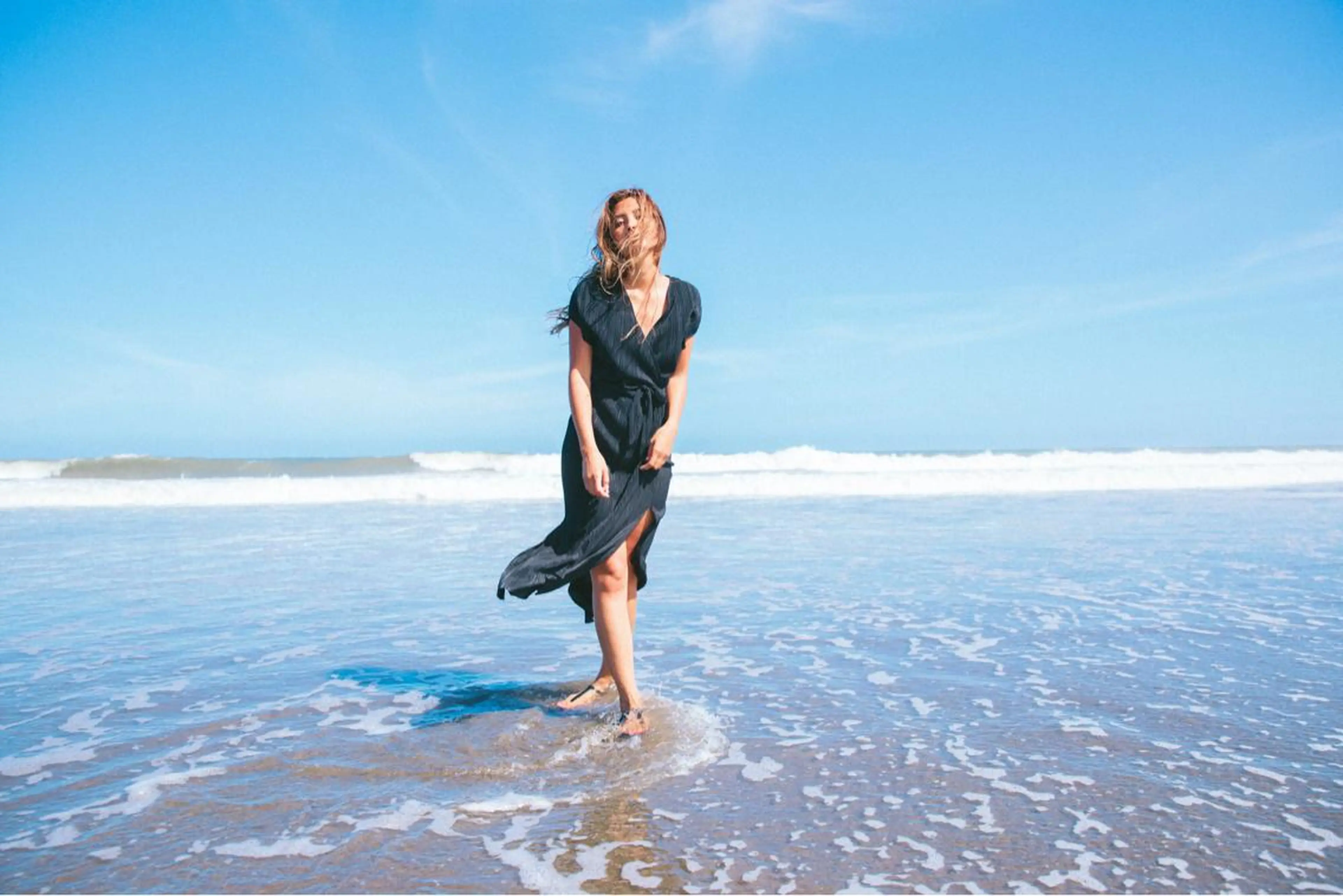 セミロング 外国人風カラー カット ヘアカラー トリートメント 所渉/韓国レイヤー /ウルフカットのヘアスタイル