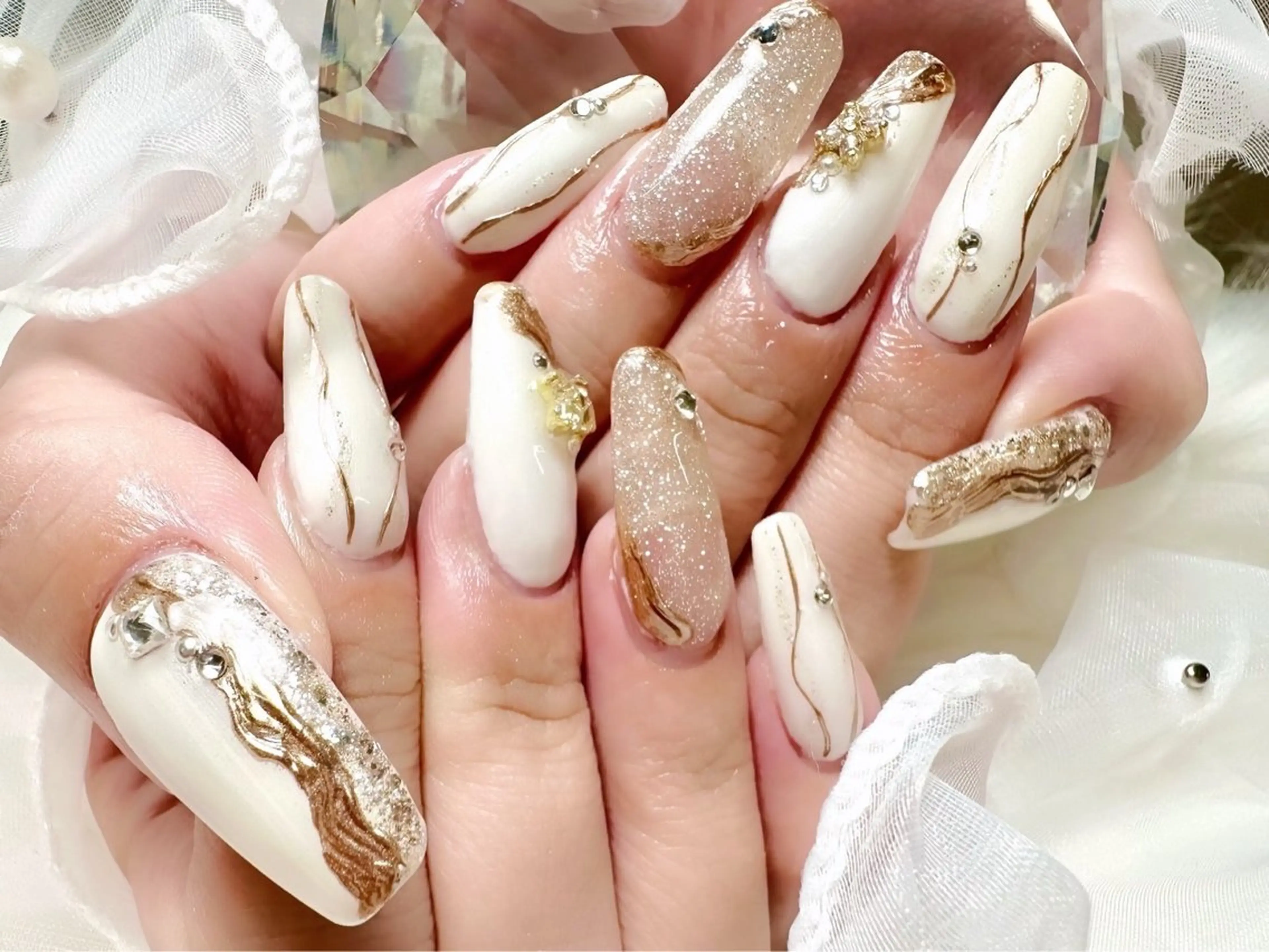 ネイル ハンドネイル 綱島 佳恵のネイルデザイン