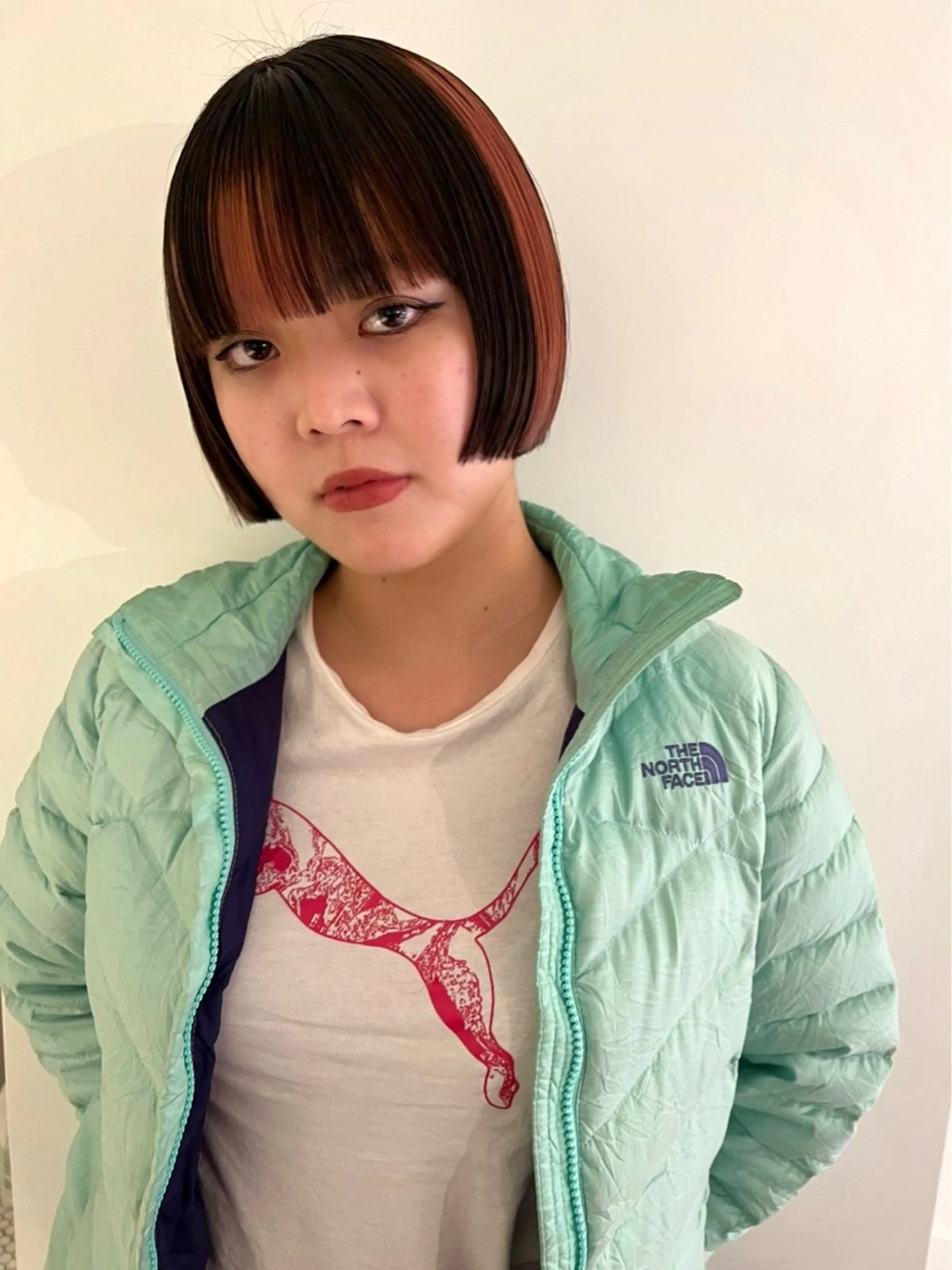 カラー カット ヘアカラー ブリーチカラー🎀 韓国風/寺門美優のヘアスタイル